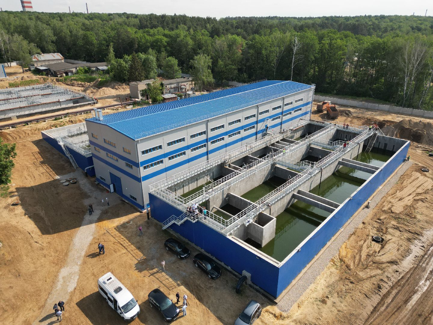 видео с коптера, экология подмосковья, очистные в лыткарине,