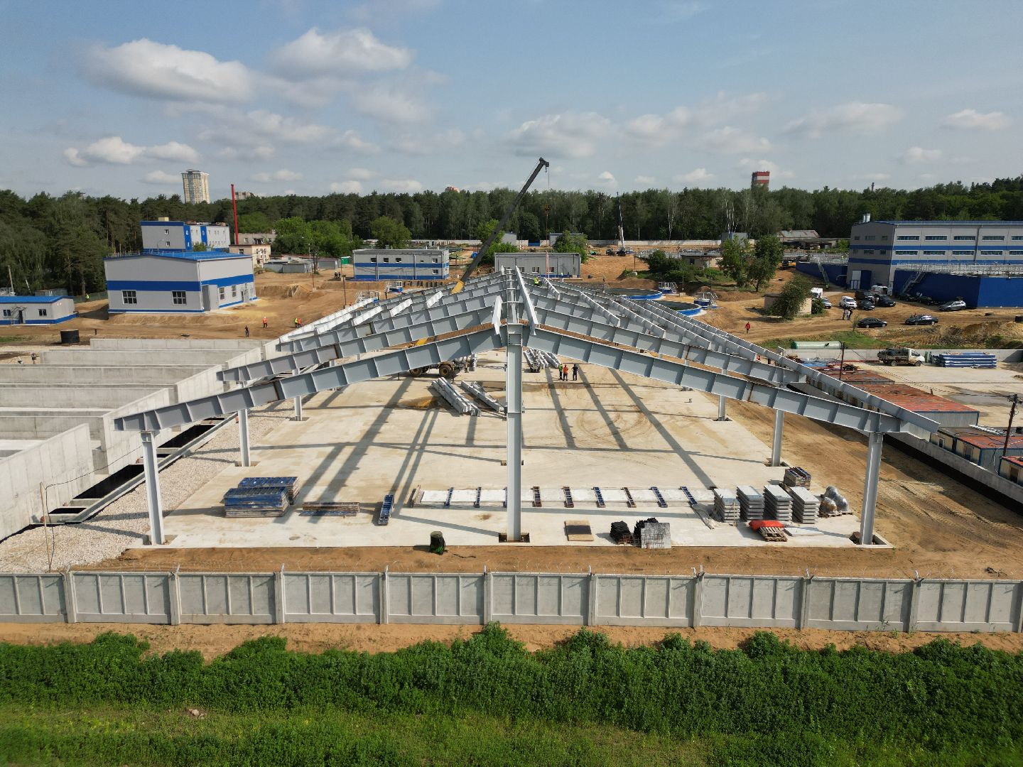 видео с коптера, экология подмосковья, очистные в лыткарине,