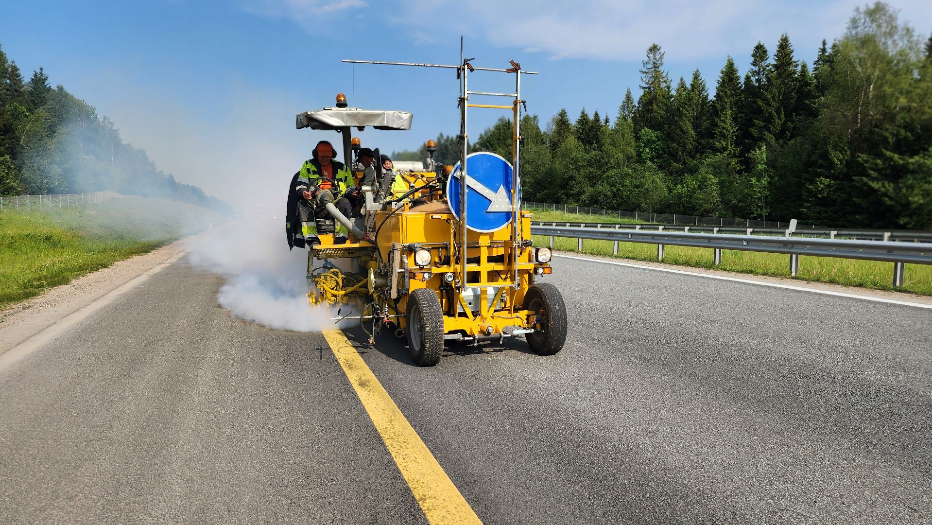 волоколамск, м9 балтия, новая разметка,