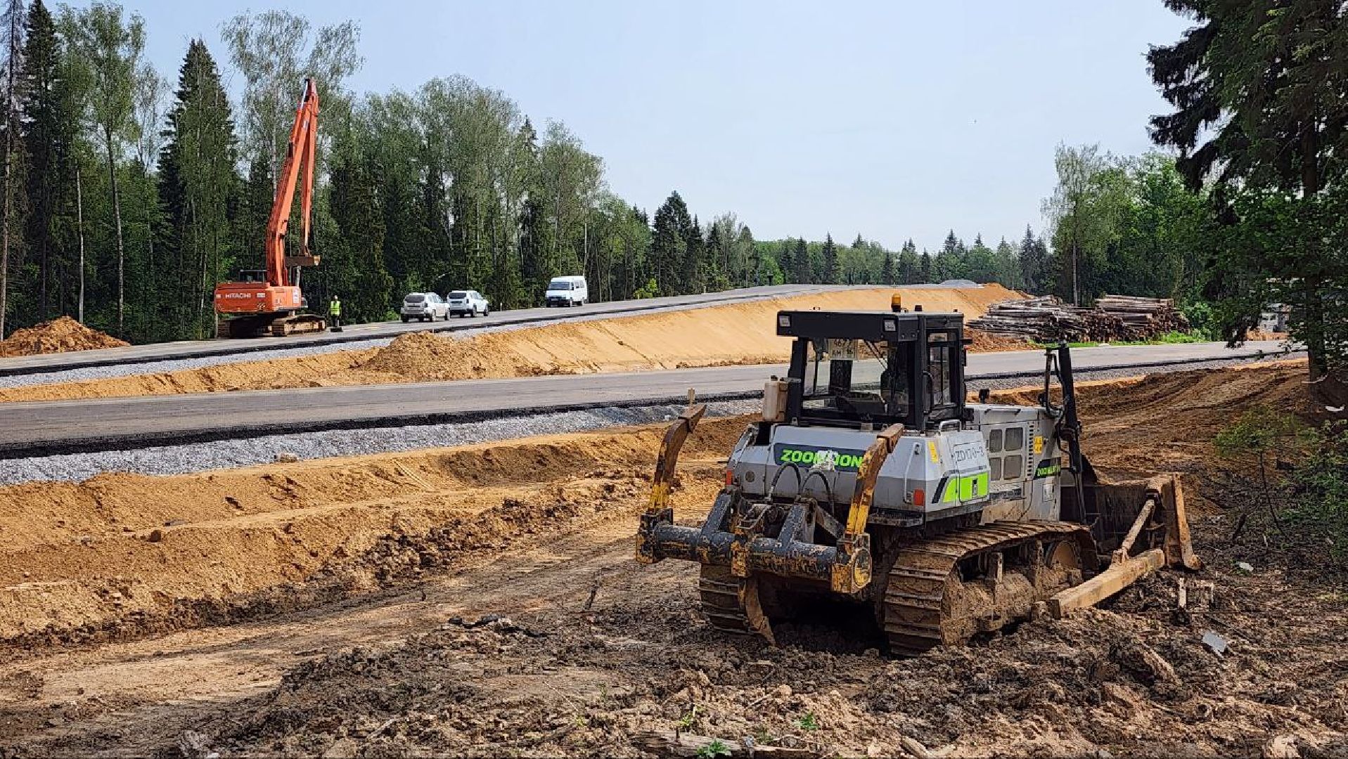Дмитров, Развязка на ЦКАД, Автобан, Минтранс,