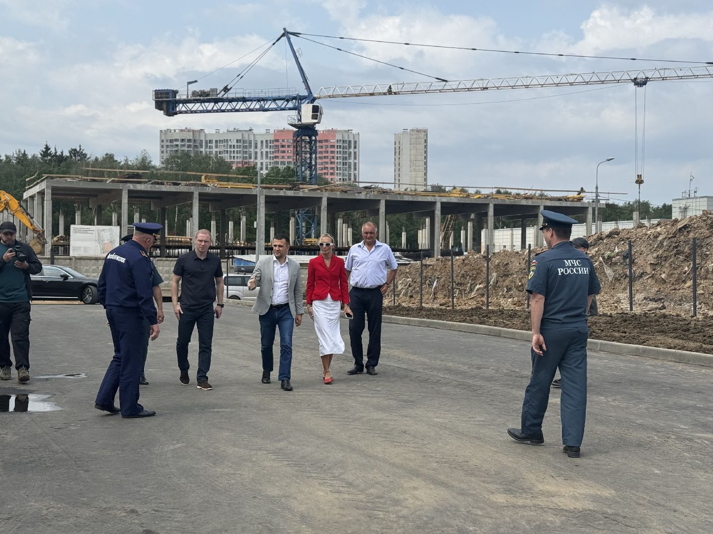 высадка деревьев, ленинский городской округ, пожарная часть,