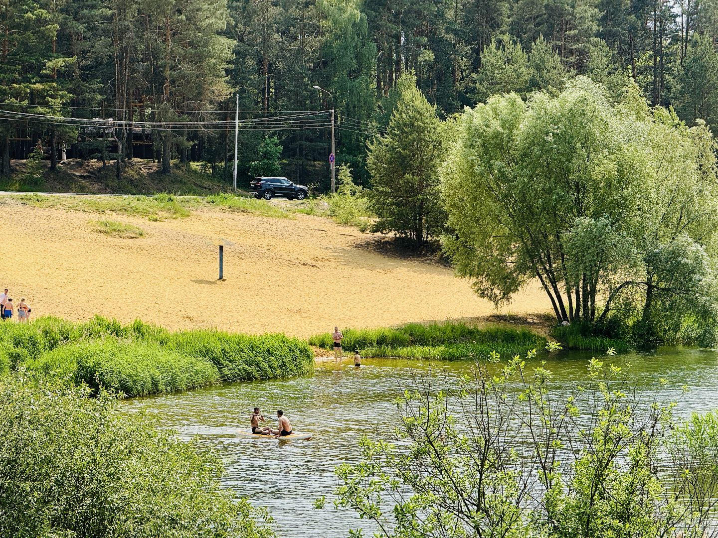 раменское, спасатели,Пляж, Место для купания, Озеро , отдых у воды,