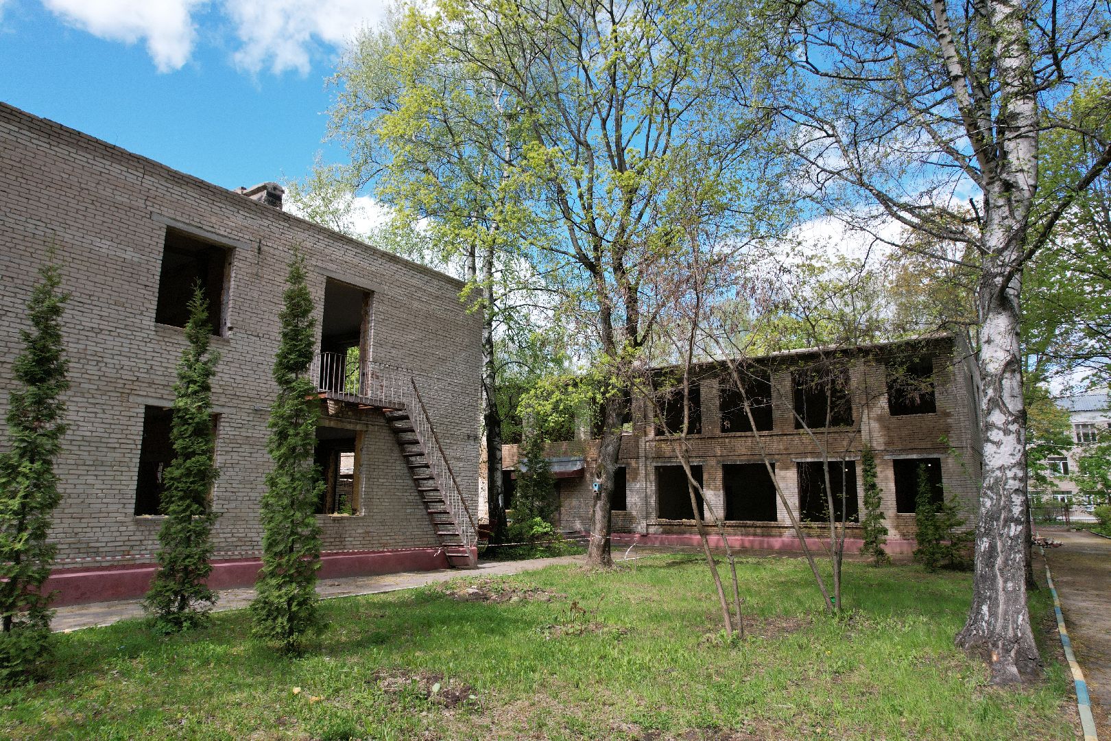 видео с коптера,  детский сад при Лицее  4 в королеве,