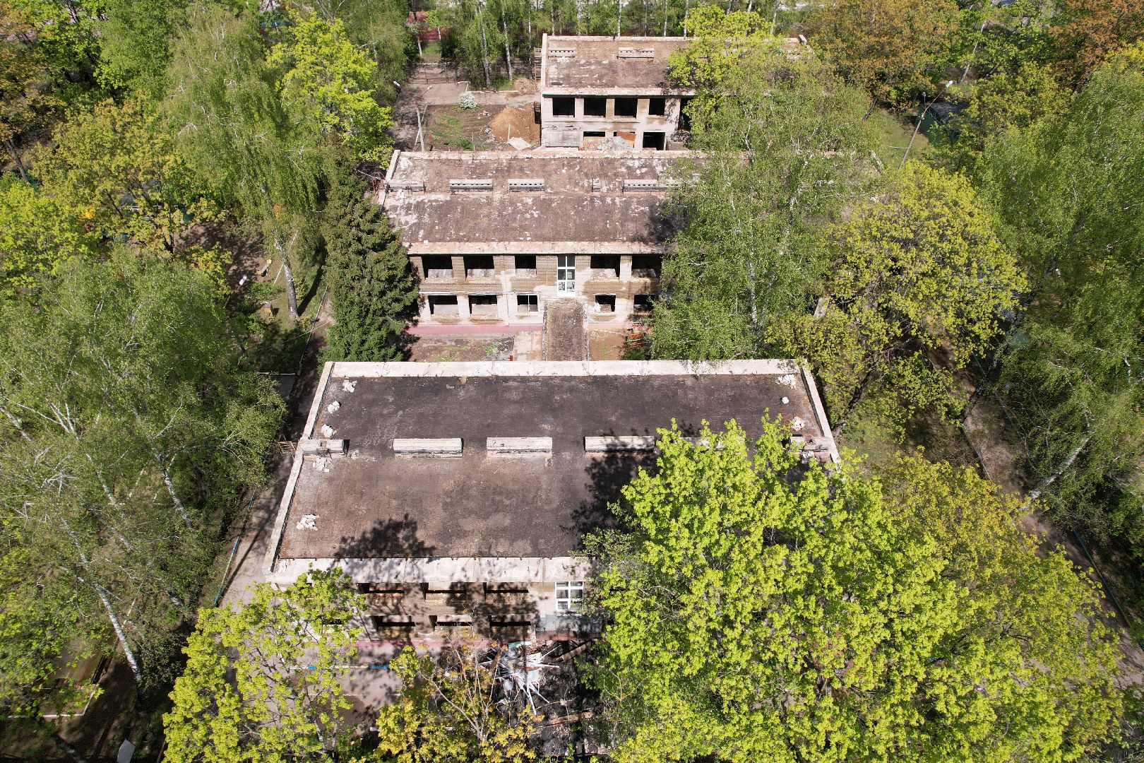видео с коптера,  детский сад при Лицее  4 в королеве,