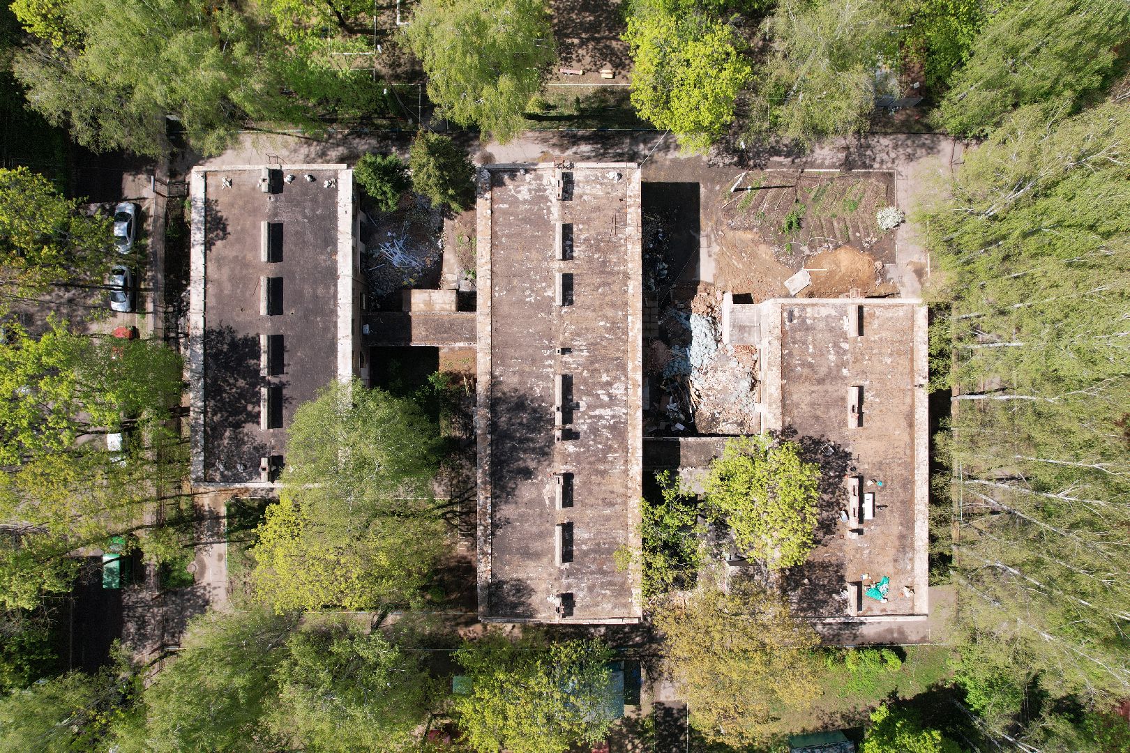 видео с коптера,  детский сад при Лицее  4 в королеве,