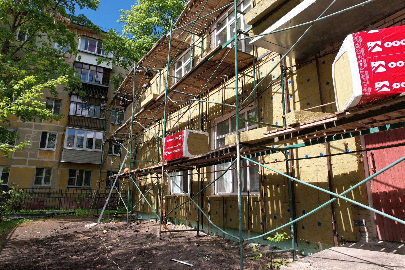 видео с коптера, детский сад при лицее 5 в Королеве, ремонт детского сада в королеве ,