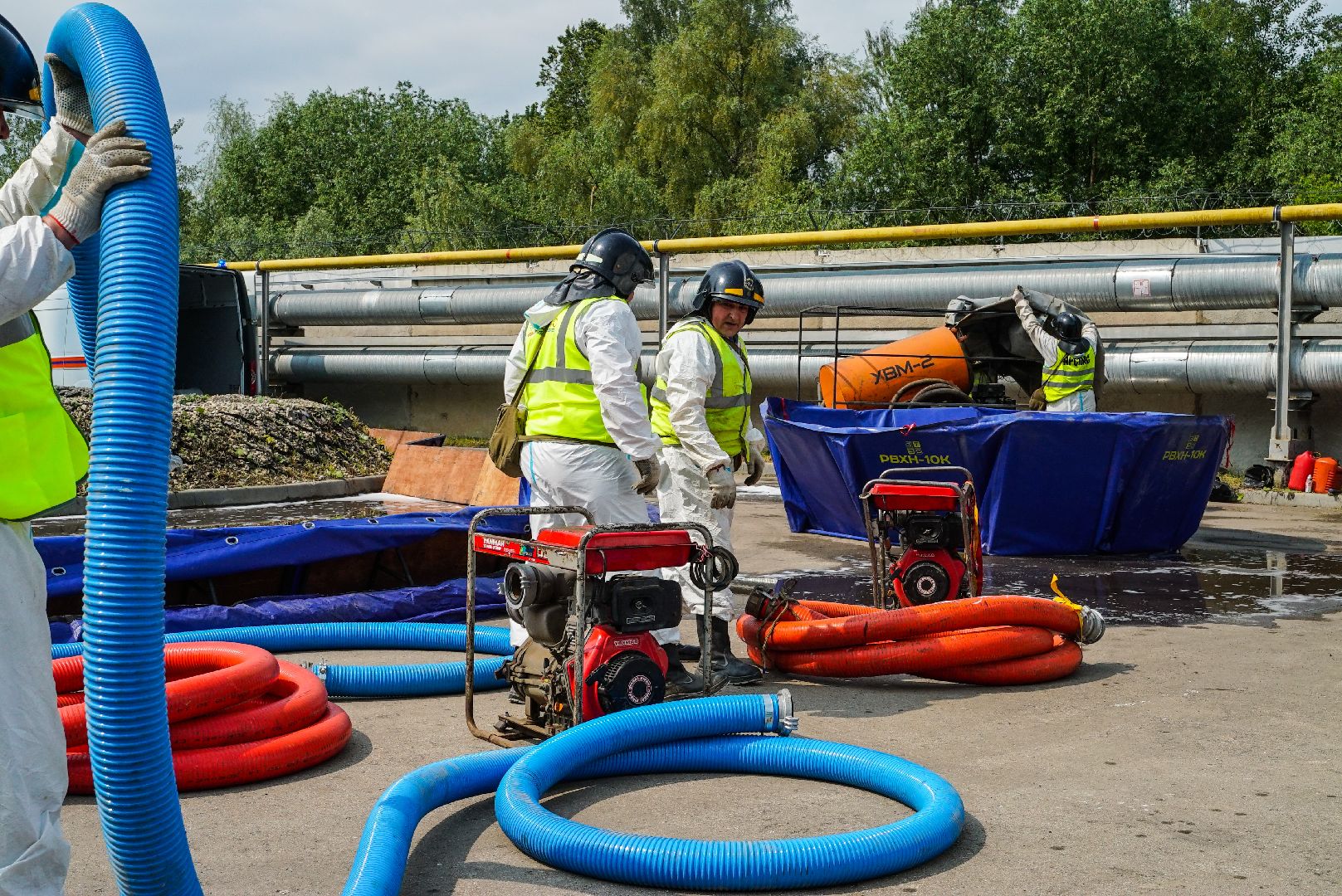 авария, учения, нефть,