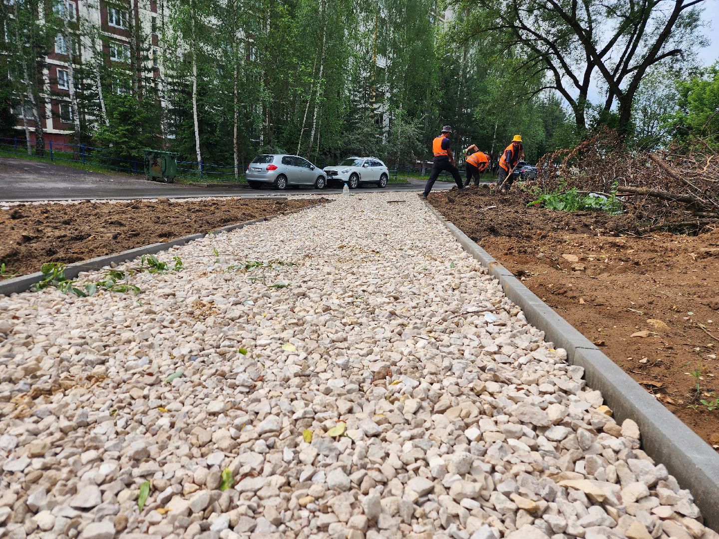 фрязино, пешеходная дорожка, народная тропа, благоустройство,