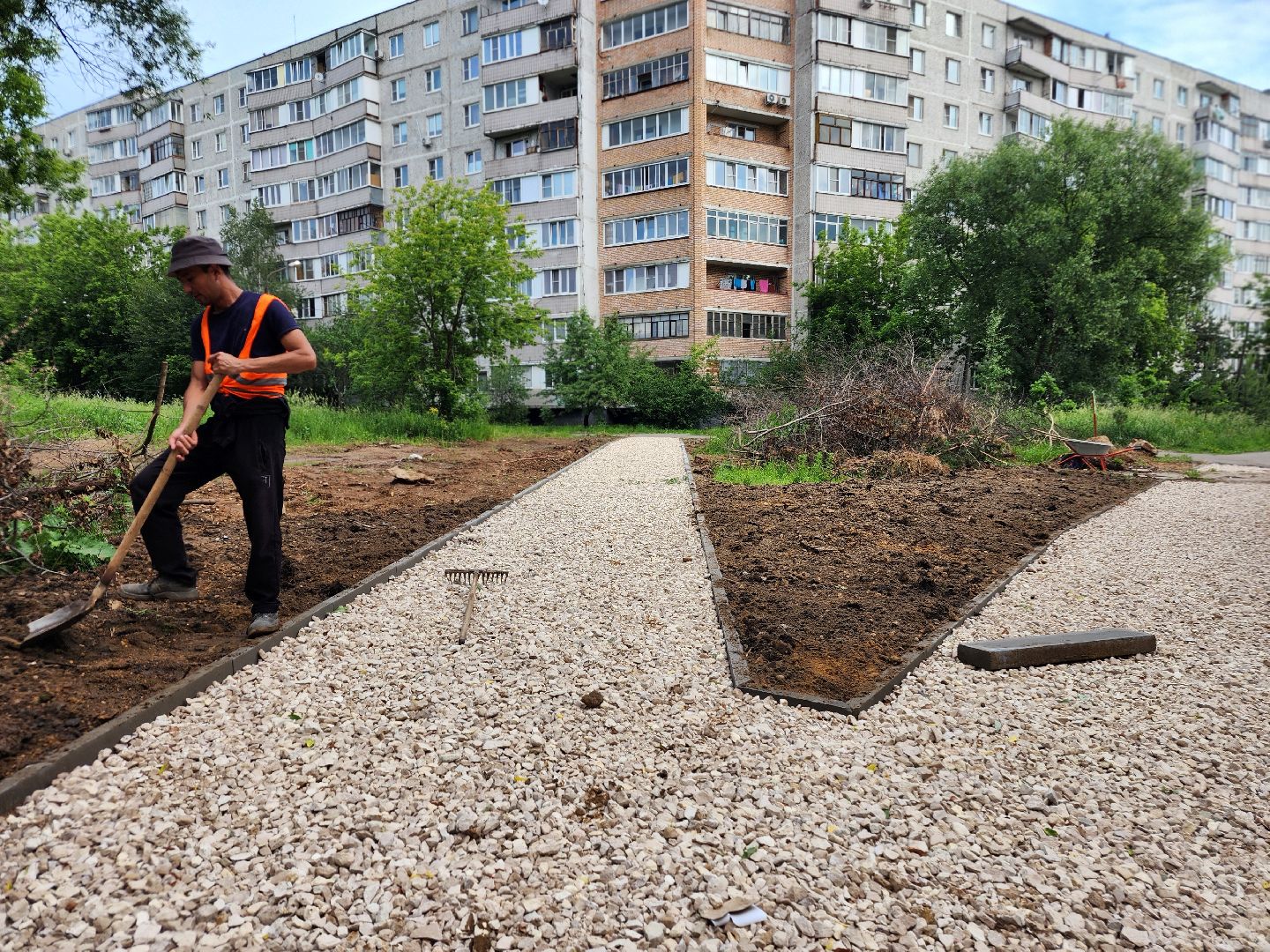 фрязино, пешеходная дорожка, народная тропа, благоустройство,