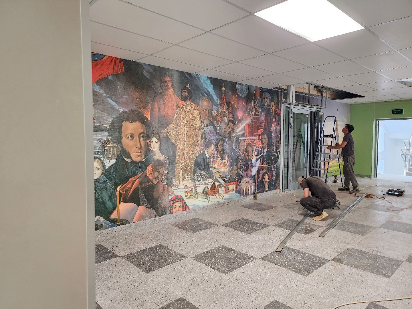 Подольск, гимназия имени подольских курсантов, капремонт, новая мебель,