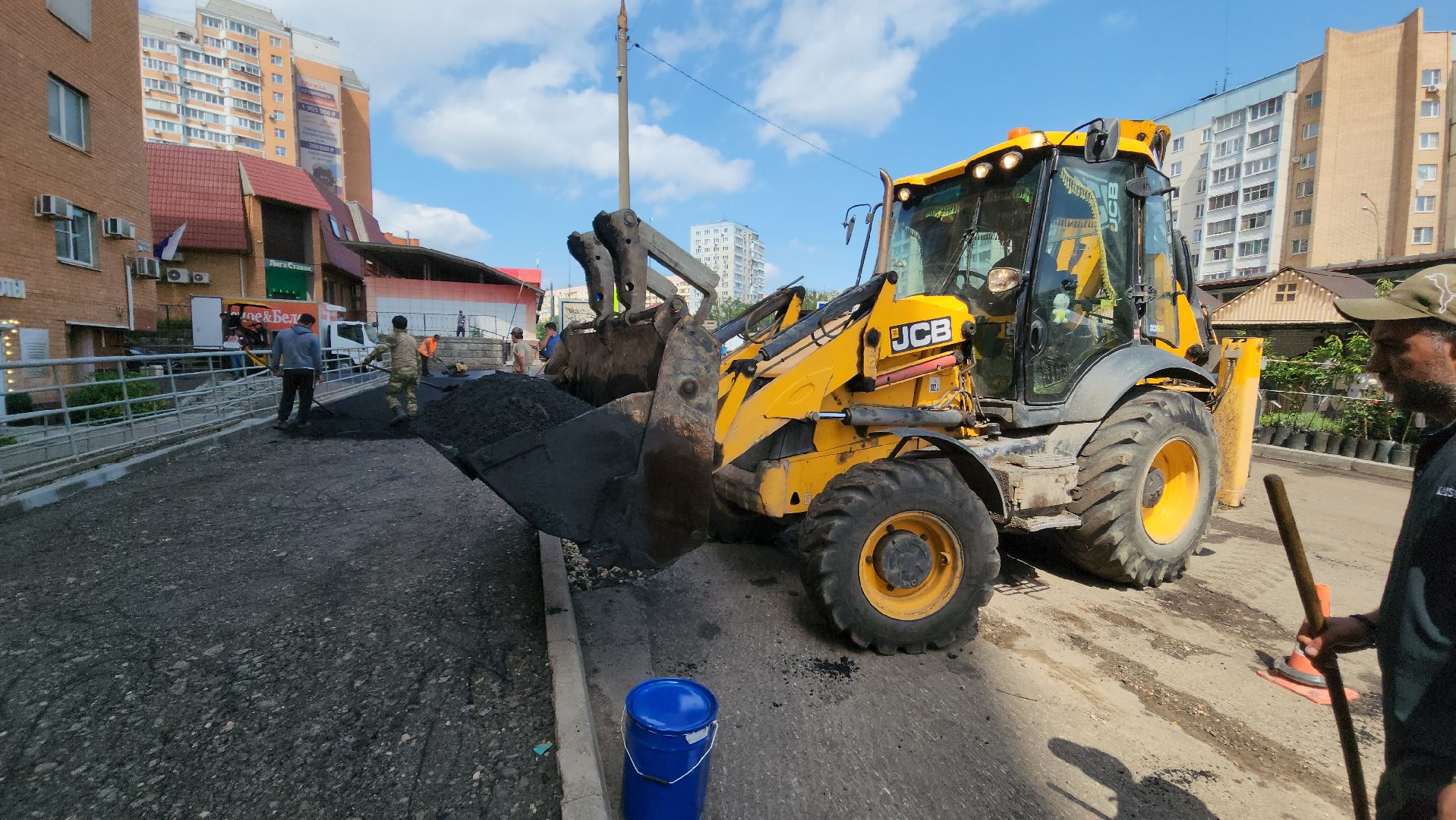 красногорск,  укладка асфальта, ремонт дорог,
