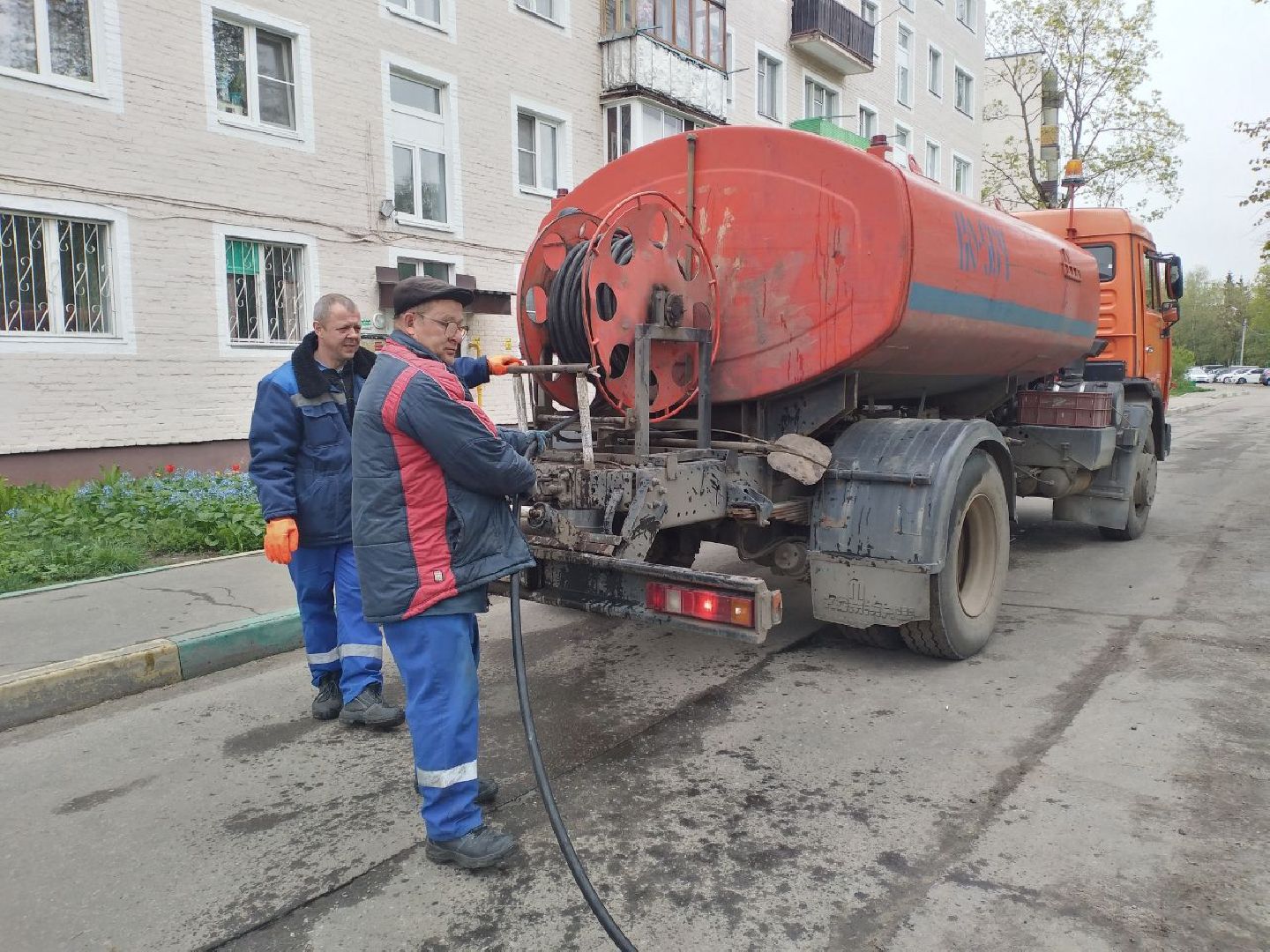 ЖКХ, промывка сетей, водоотведение, Лосино-Петровский