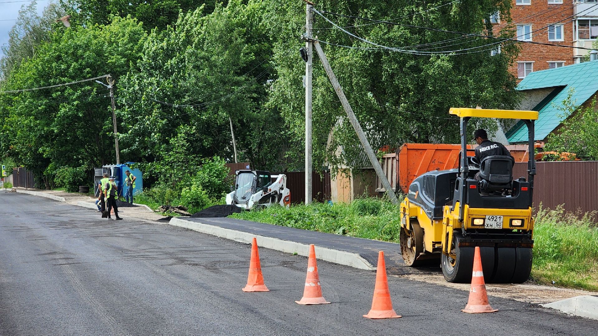волоколамск, благоустройство, ремонт тротуара,