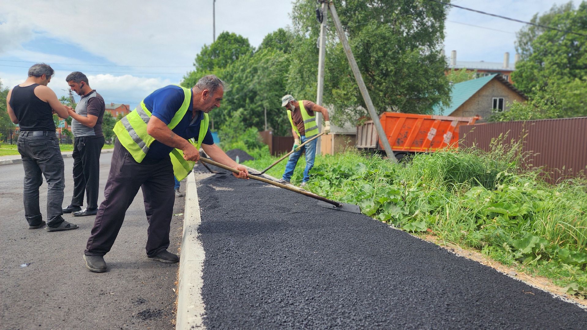 волоколамск, благоустройство, ремонт тротуара,