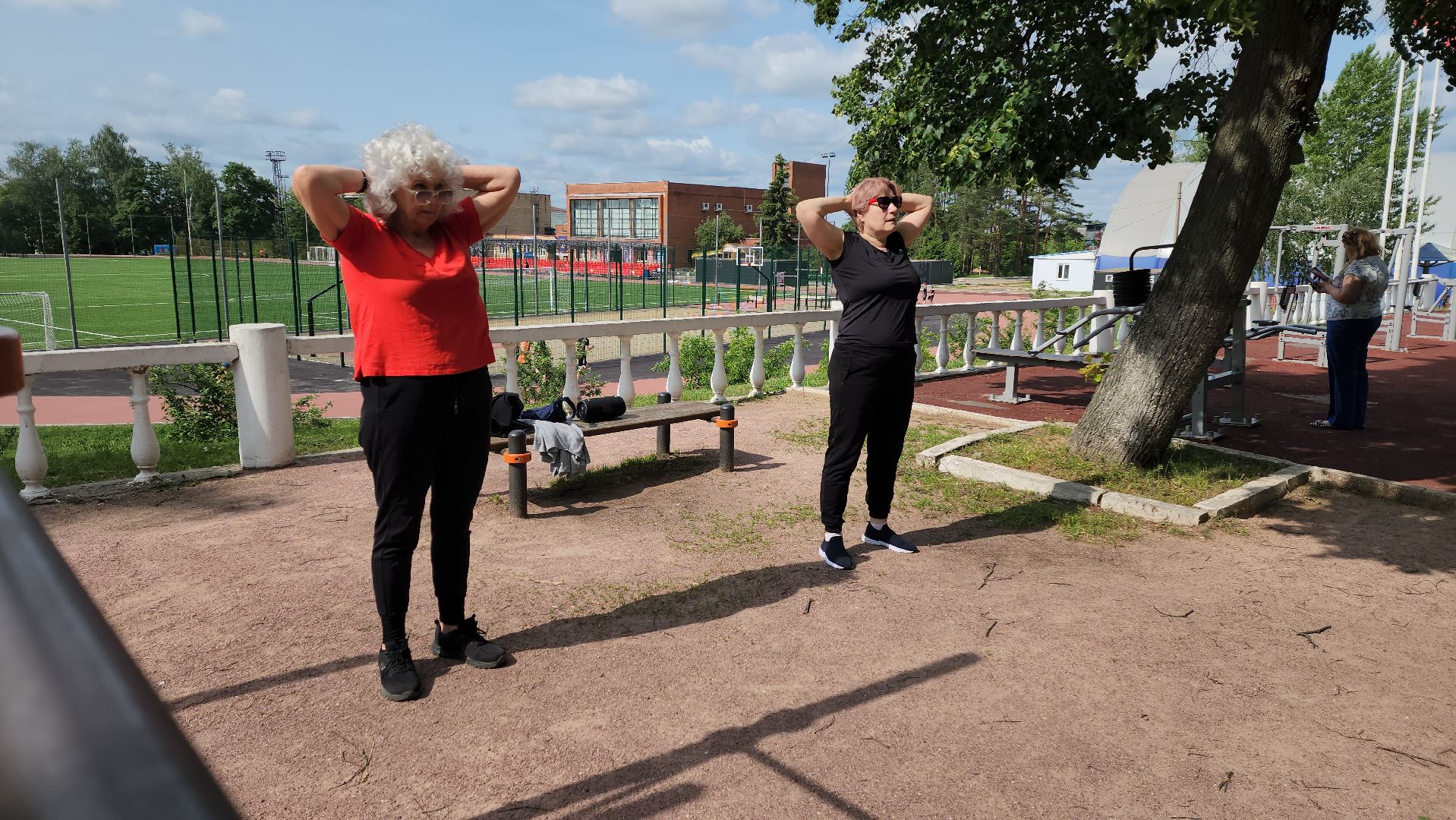 зарядка, активное долголетие,