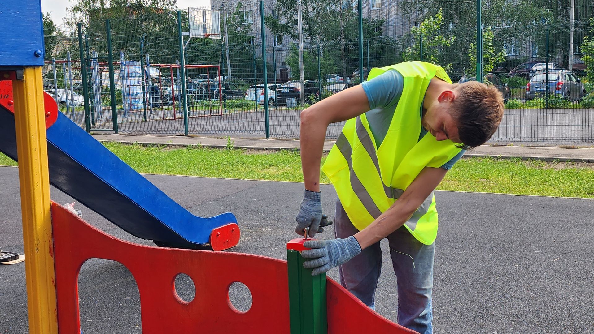 ремонт детских площадок, истра, благоустройство, добродел,