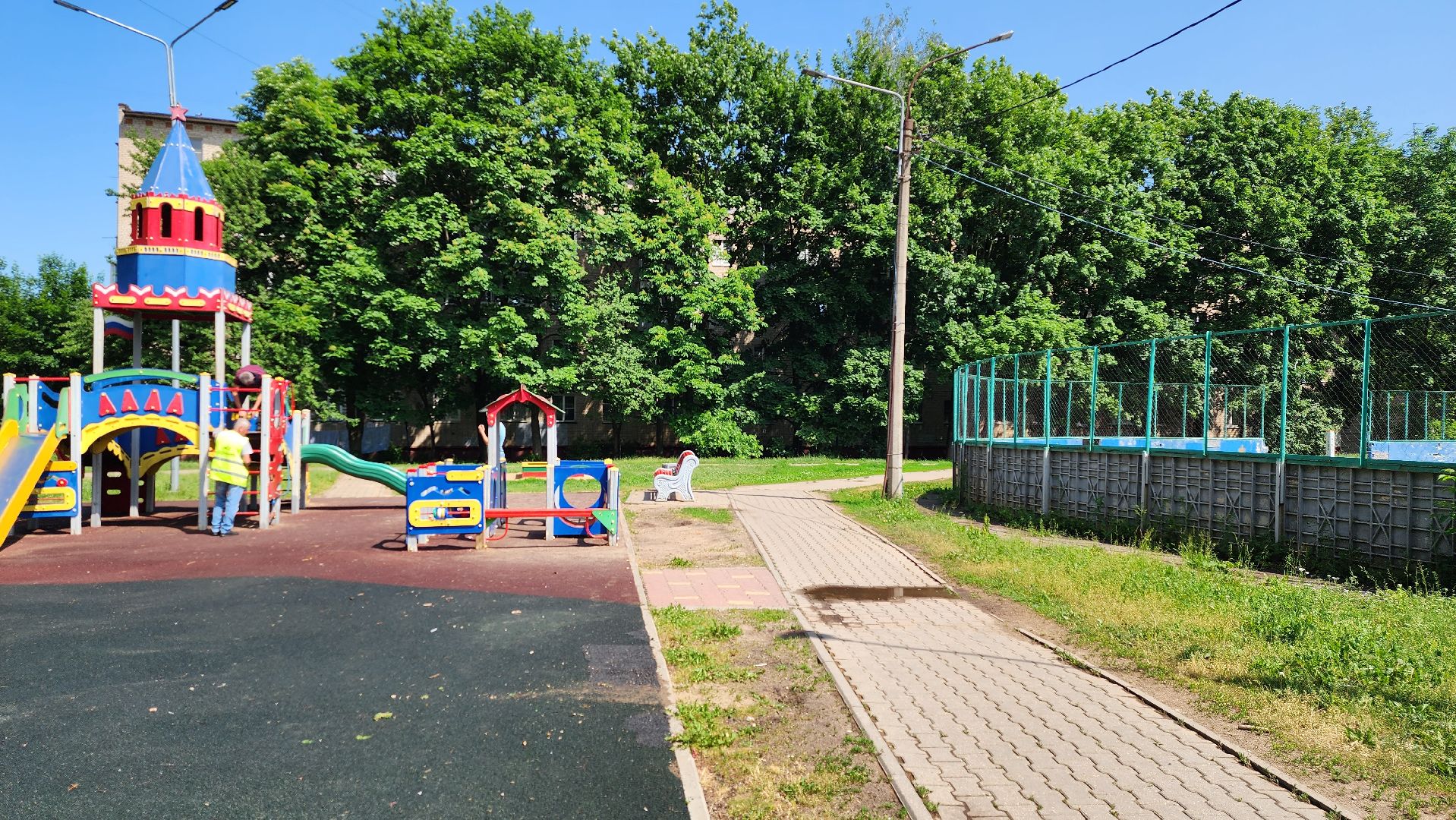 ремонт детских площадок, истра, благоустройство, добродел,