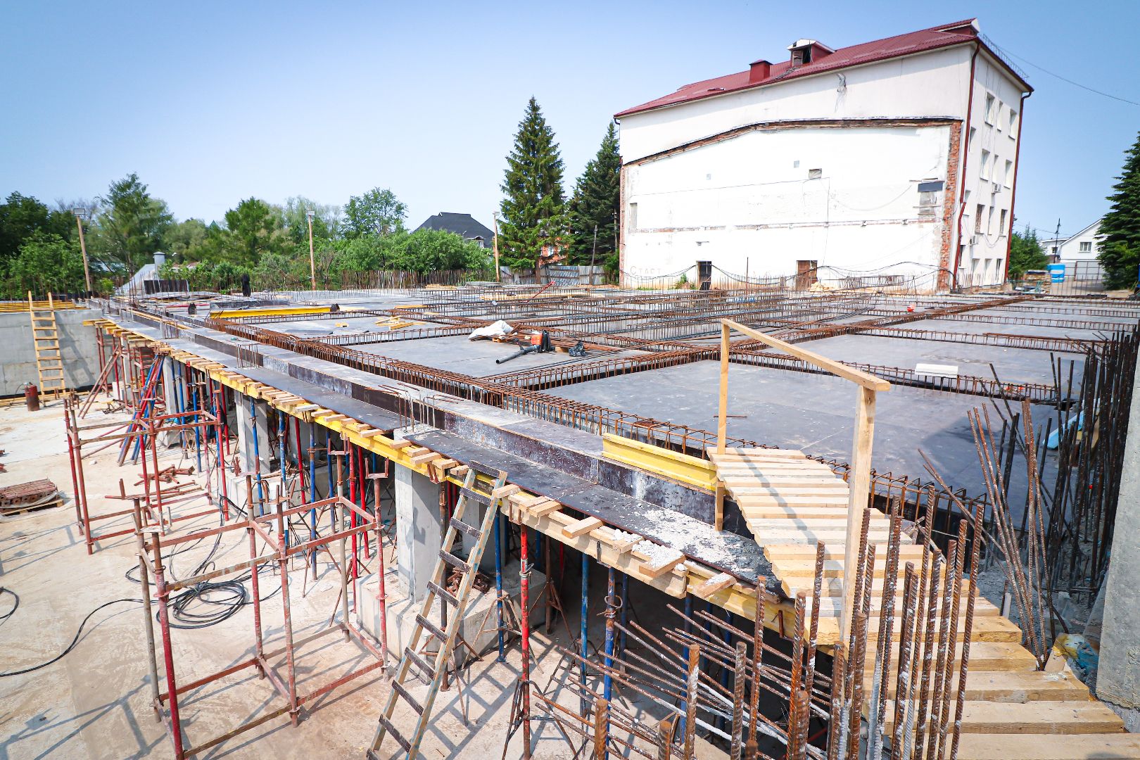 клин, строительство, спорт, спортивная школа, подмосковье,