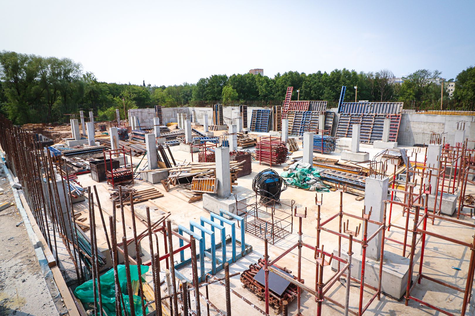 клин, строительство, спорт, спортивная школа, подмосковье,