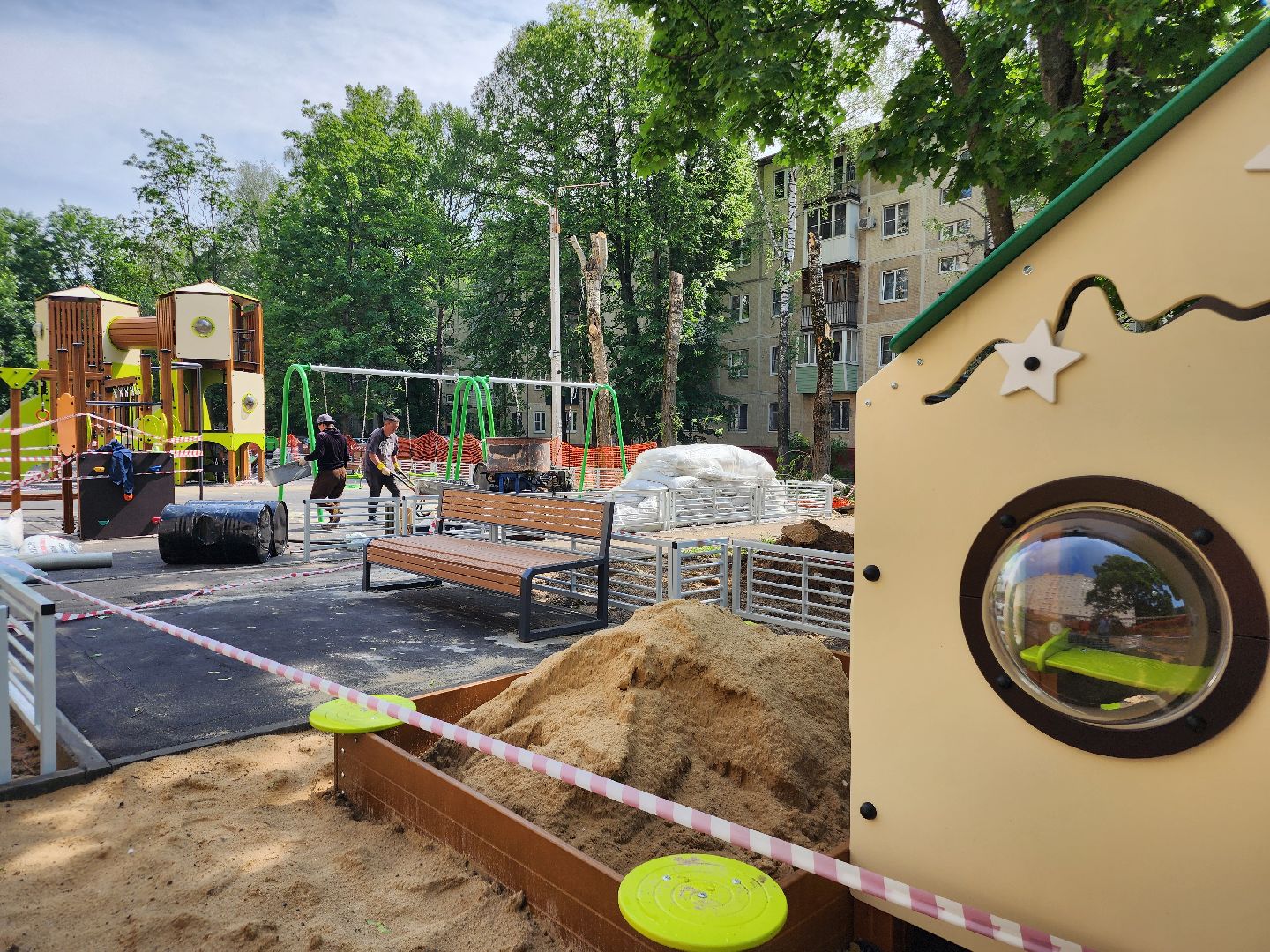 фрязино, детские игровые площадки, благоустройство, дети,