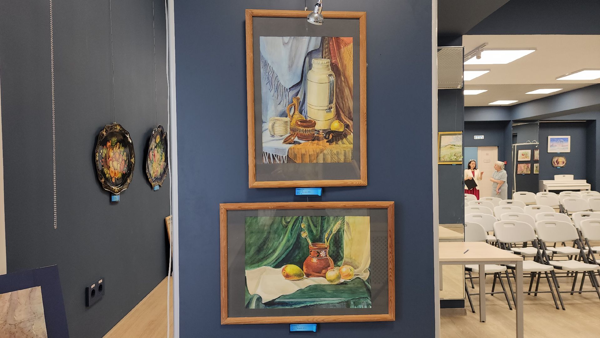 библиотека, день россии, художественная выставка, жостово, городецкая роспись, живопись, графика, картины маслом, художница,образ россии моей,вертикалки,