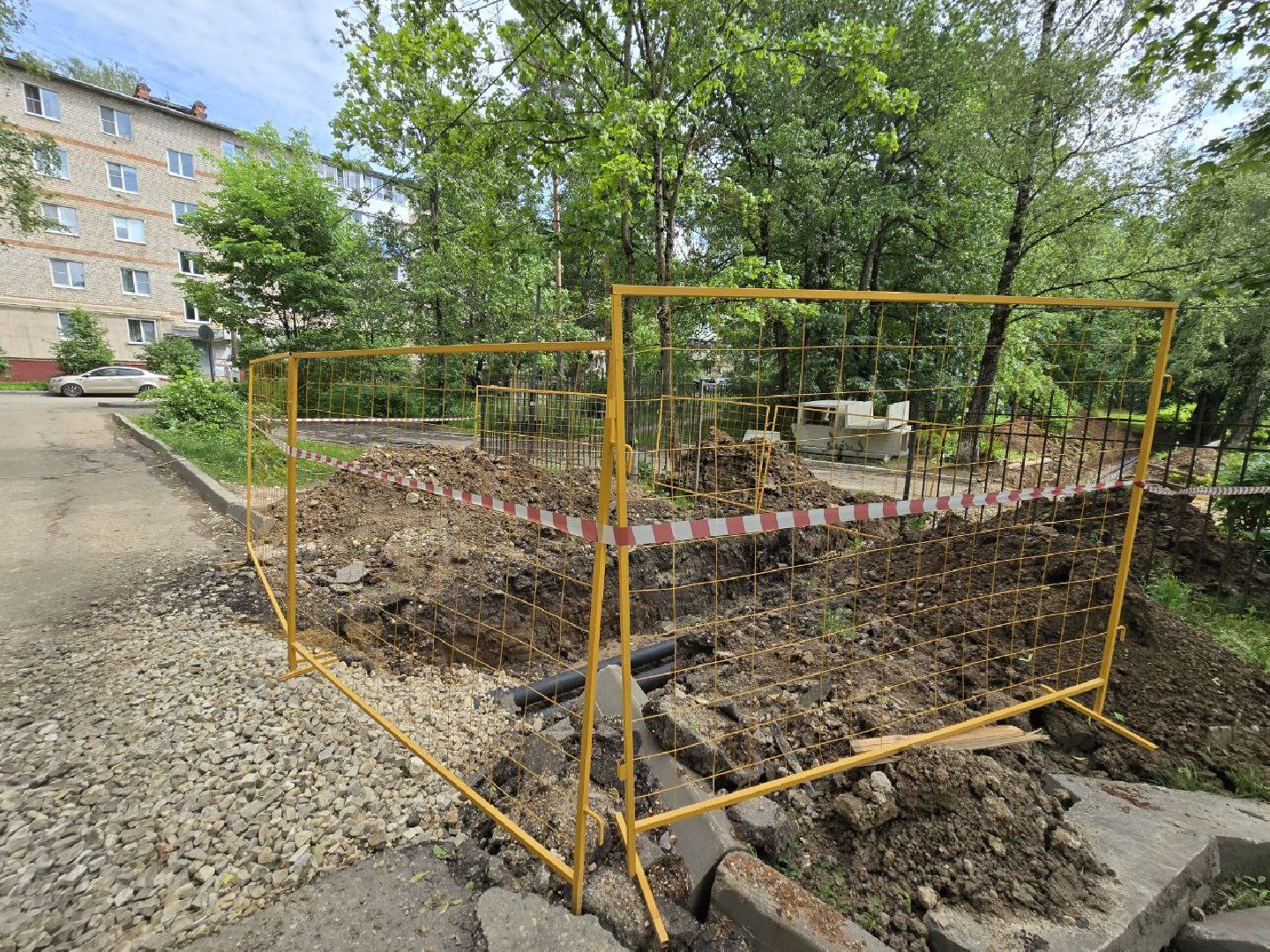 можайск, можайский муниципальный округ, подмосковье, жкх, аварийная теплотрасса , мособлтепло, отопительный сезон, подготовка к отопительному сезону,