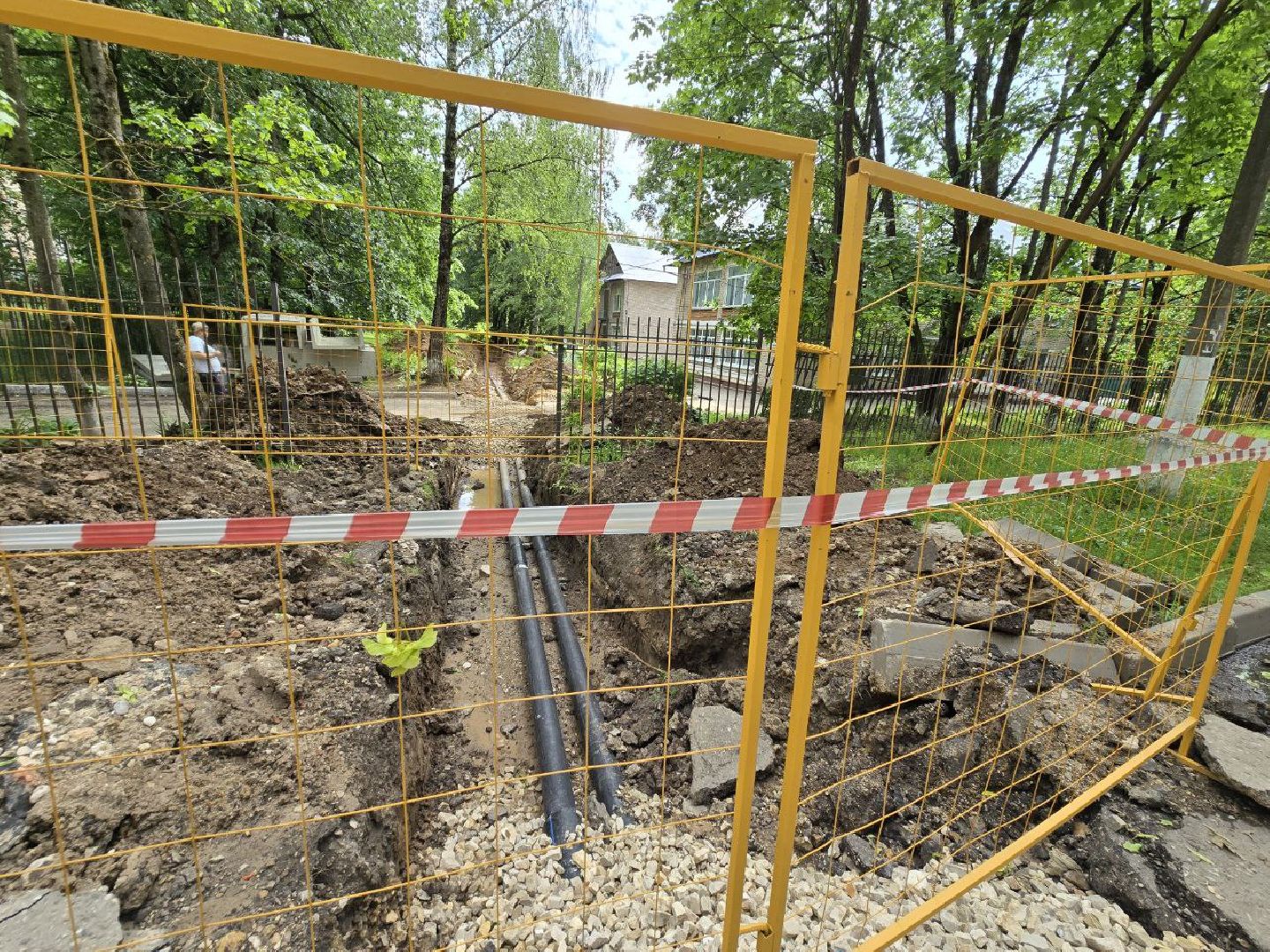 можайск, можайский муниципальный округ, подмосковье, жкх, аварийная теплотрасса , мособлтепло, отопительный сезон, подготовка к отопительному сезону,