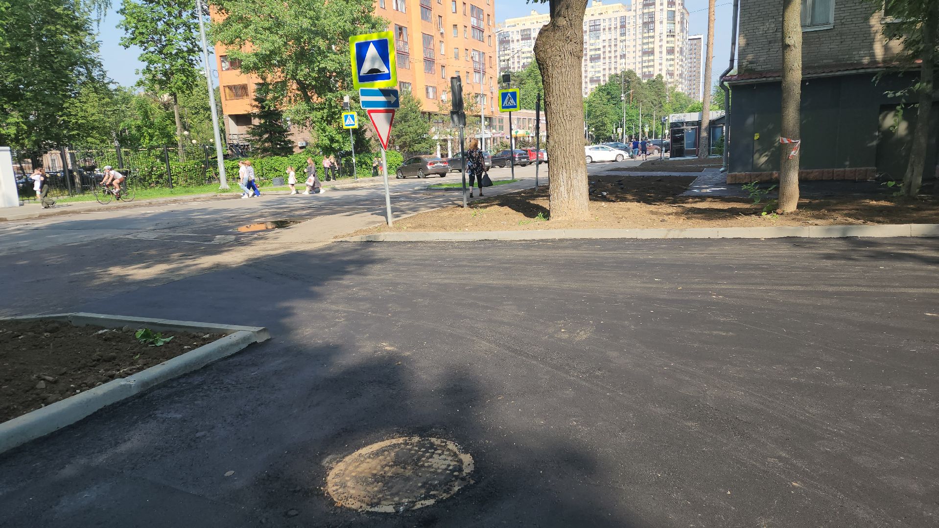 пушкино, благоустройство, асфальтирование дворов, внутриквартальная дорога,подрядчик, ремонт тепловых сетей,