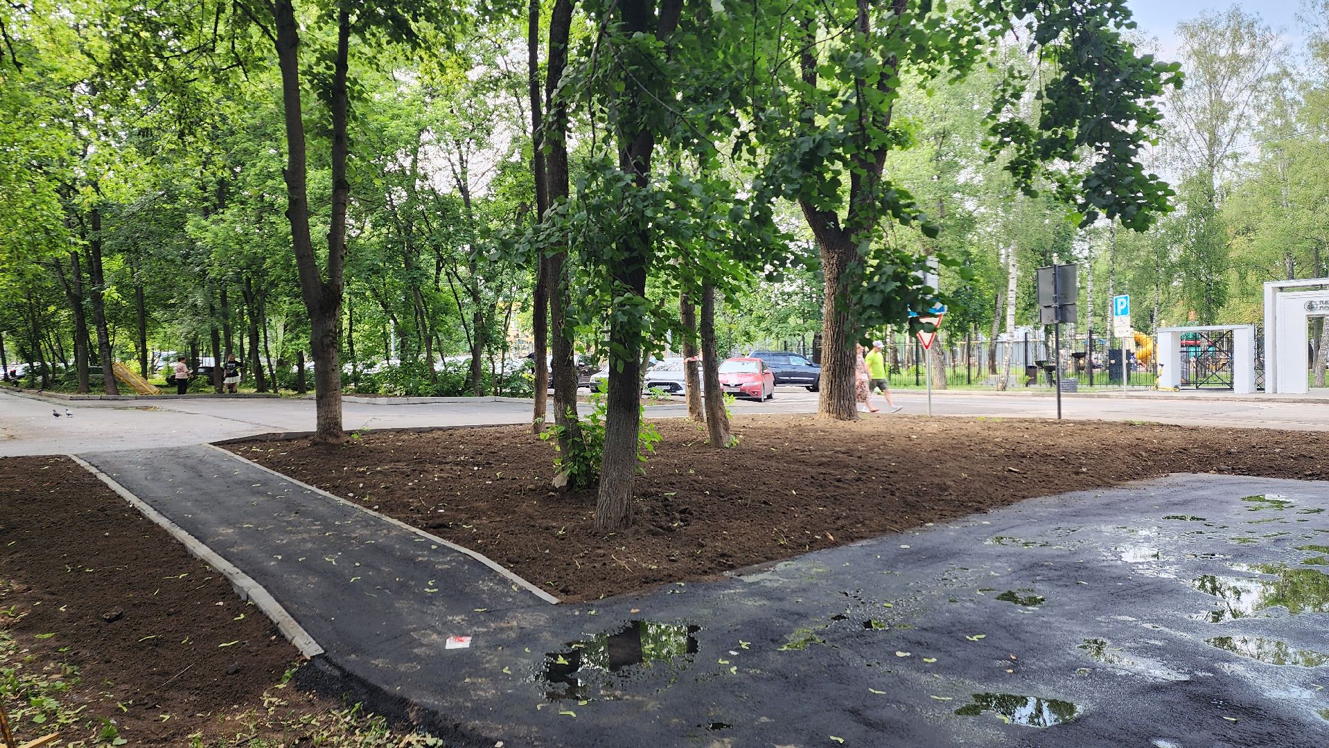 пушкино, благоустройство, асфальтирование дворов, внутриквартальная дорога,подрядчик, ремонт тепловых сетей,