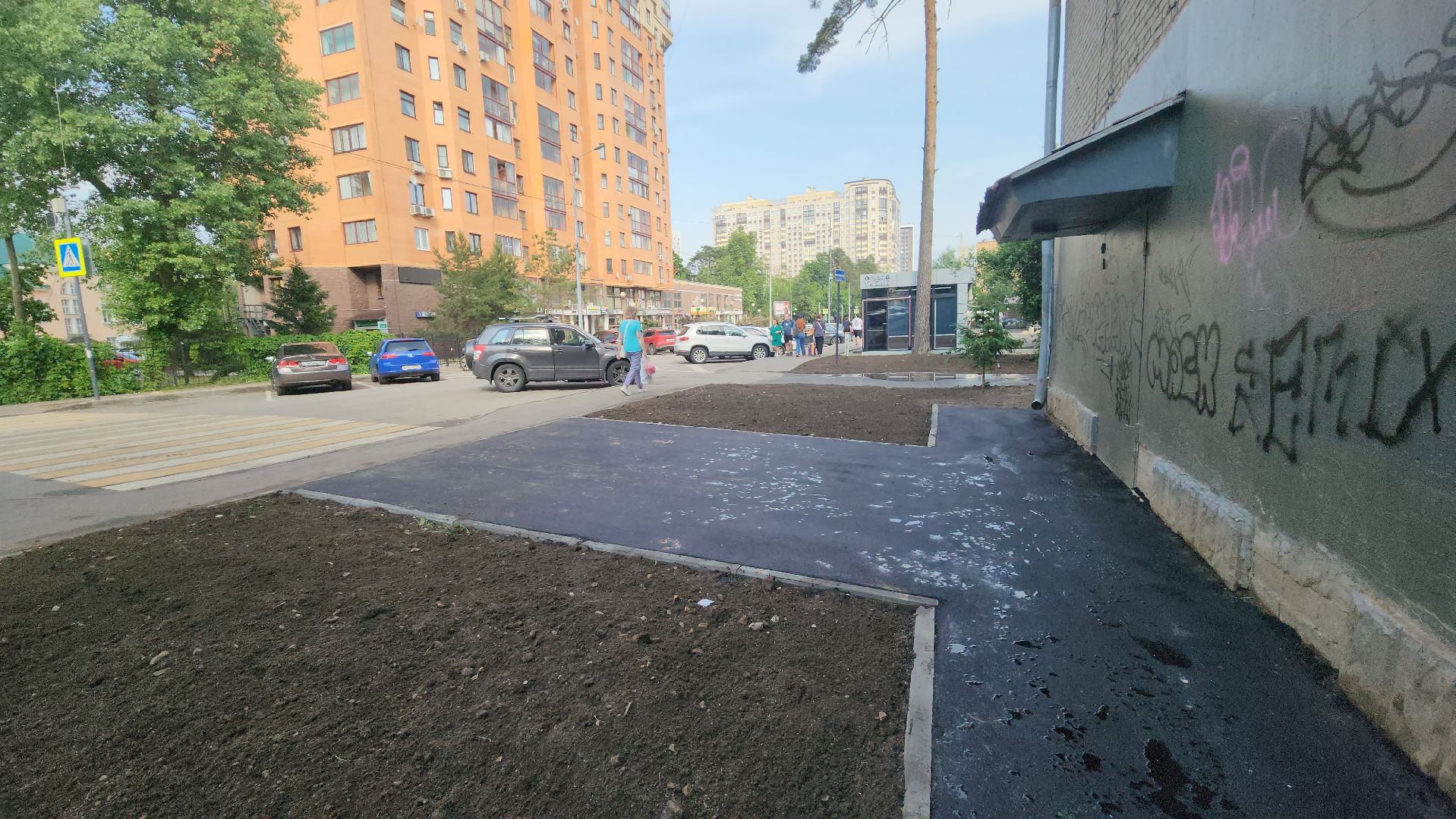 пушкино, благоустройство, асфальтирование дворов, внутриквартальная дорога,подрядчик, ремонт тепловых сетей,