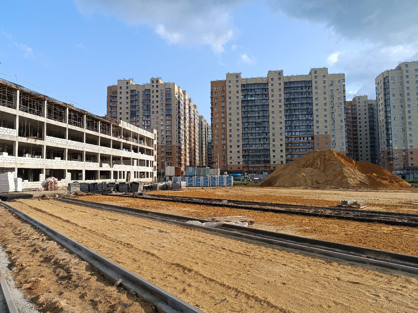 люберцы, мкр зенино, строительство школы, ученики,