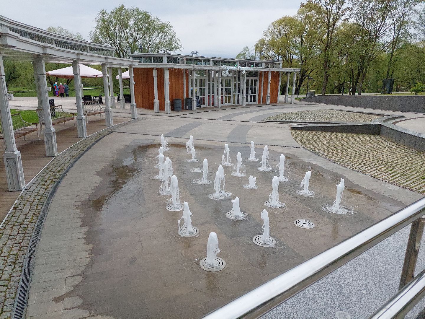 благоустройство, парк, фонтан