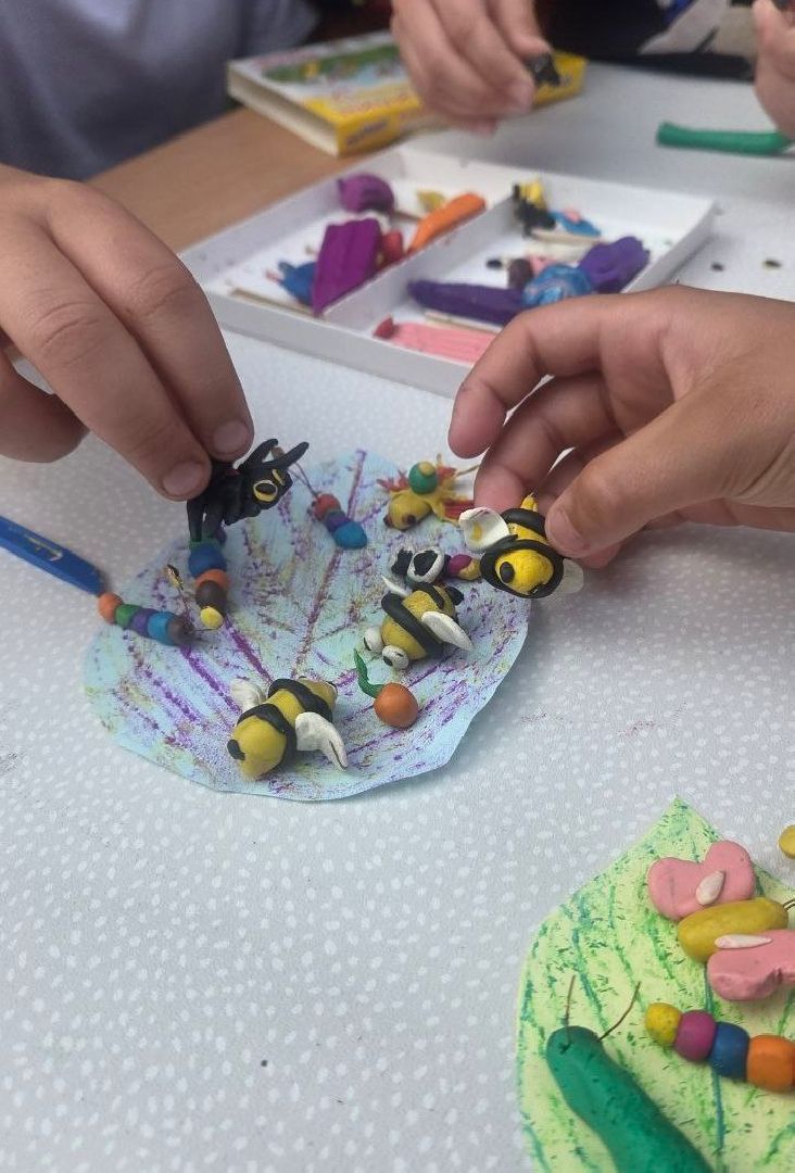 пушкинский округ, поселок, мастер-класс, насекомые, поделки из бумаги, дети, дом культуры, летняя площадка,