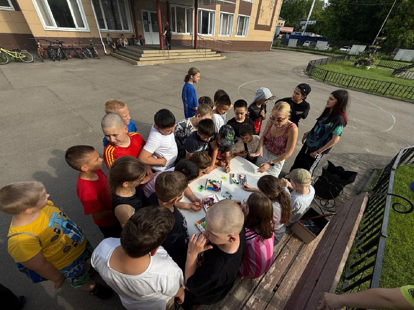 пушкинский округ, поселок, мастер-класс, насекомые, поделки из бумаги, дети, дом культуры, летняя площадка,