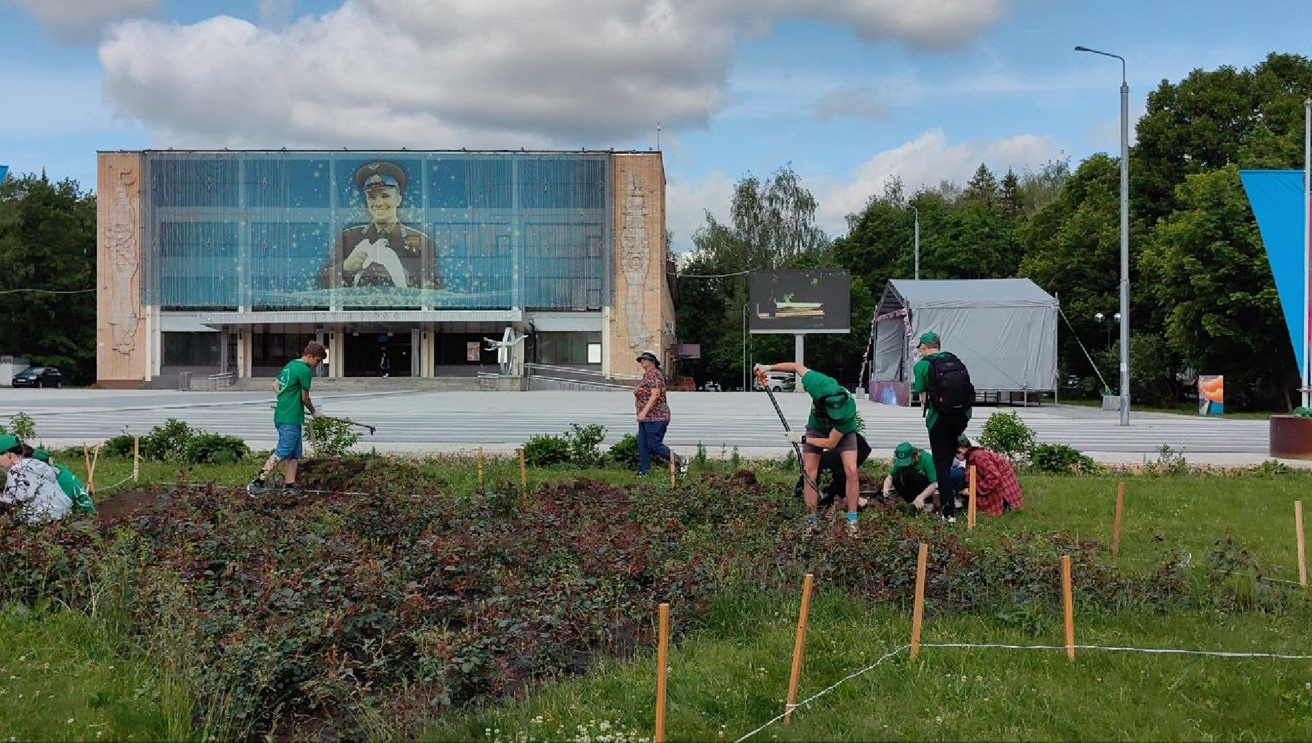 трудовое лето, уборка, проект, каникулы, школьники, бригада,