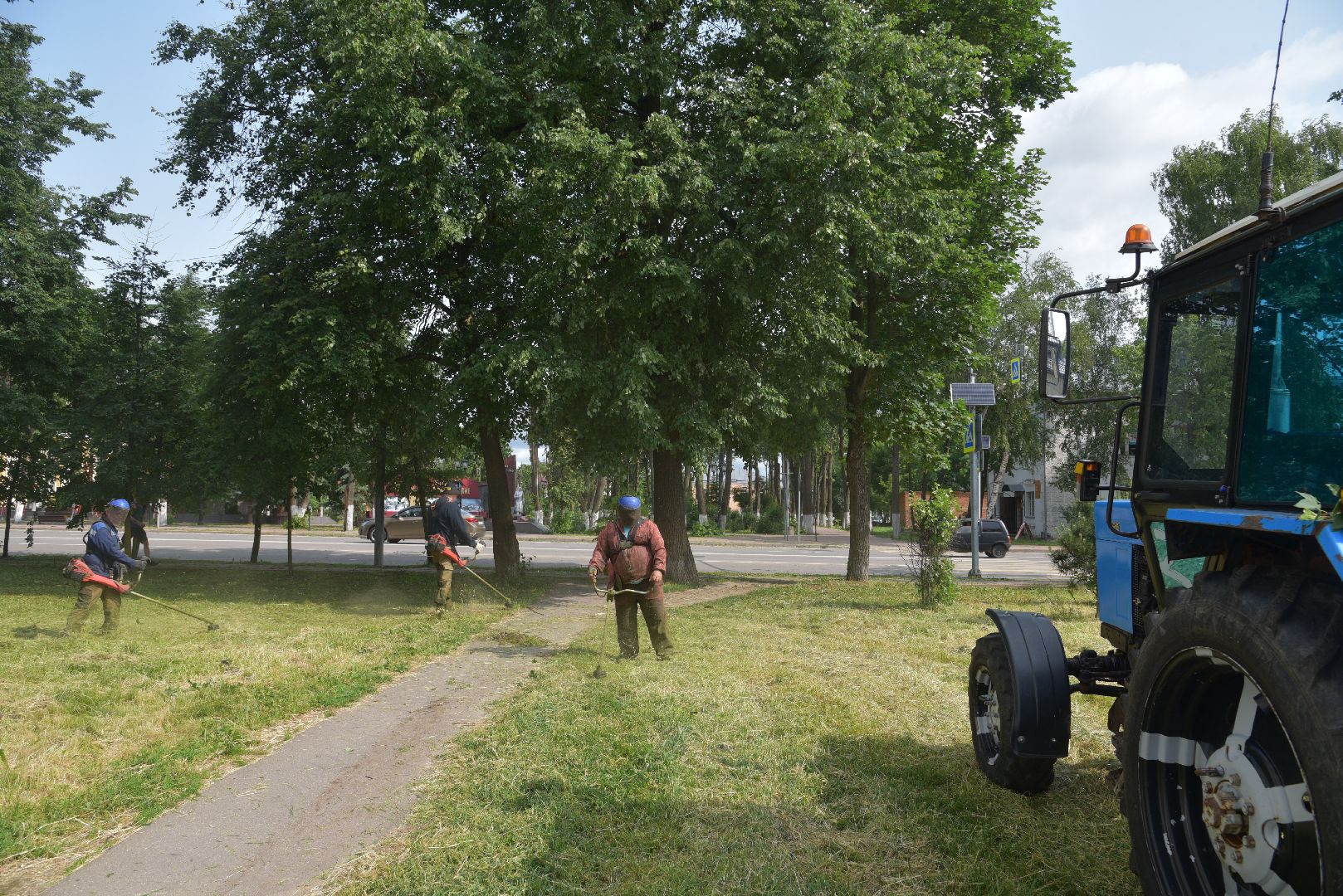 лотошино, благоустройство, добродел, окос травы,