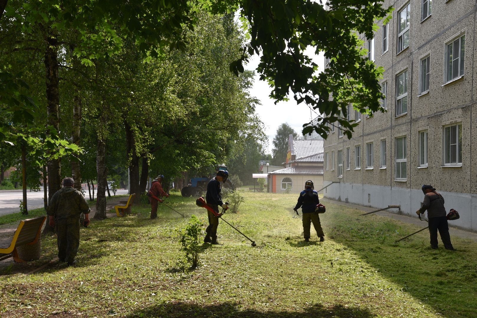 лотошино, благоустройство, добродел, окос травы,