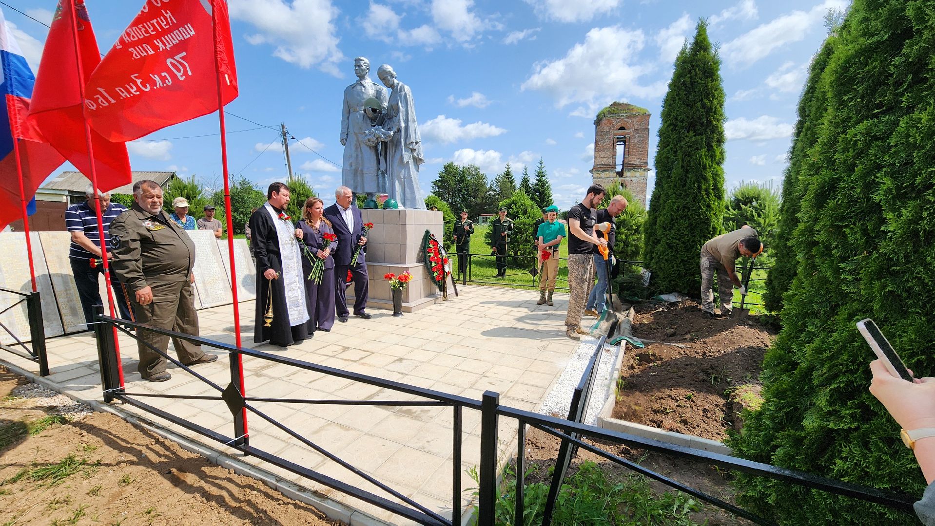 Руза , перезахоронение, поисковые отряды, вахта памяти,