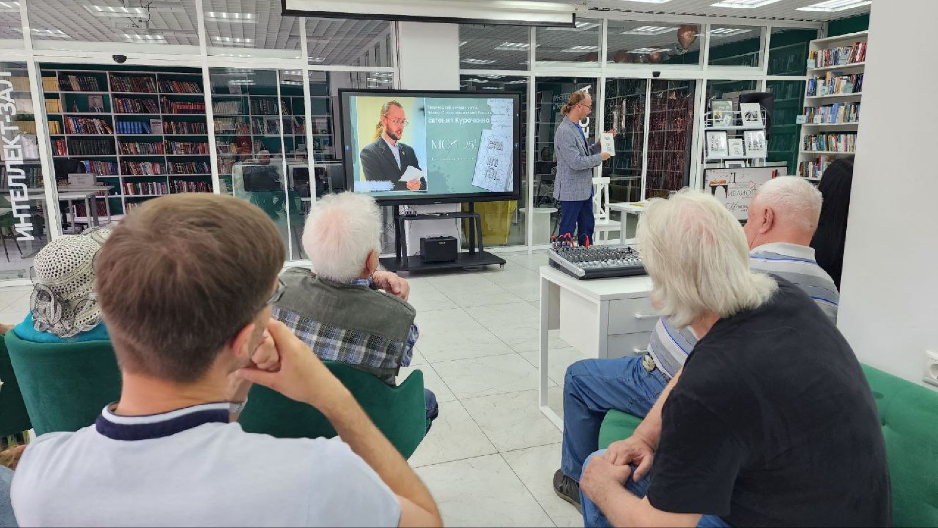 Дмитров, Центральная библиотека, Писатель Евгений Курочкин, 80-летие Победы, Перемиловская высота,