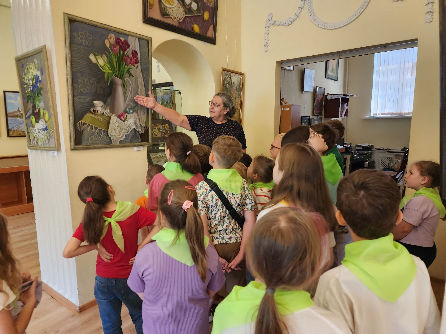 фрязино, детский лагерь, экскурсии для школьников, художественная выставка, культурный центр,