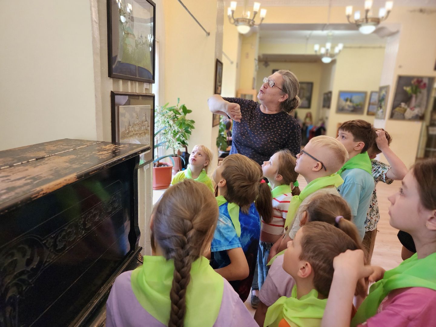 фрязино, детский лагерь, экскурсии для школьников, художественная выставка, культурный центр,