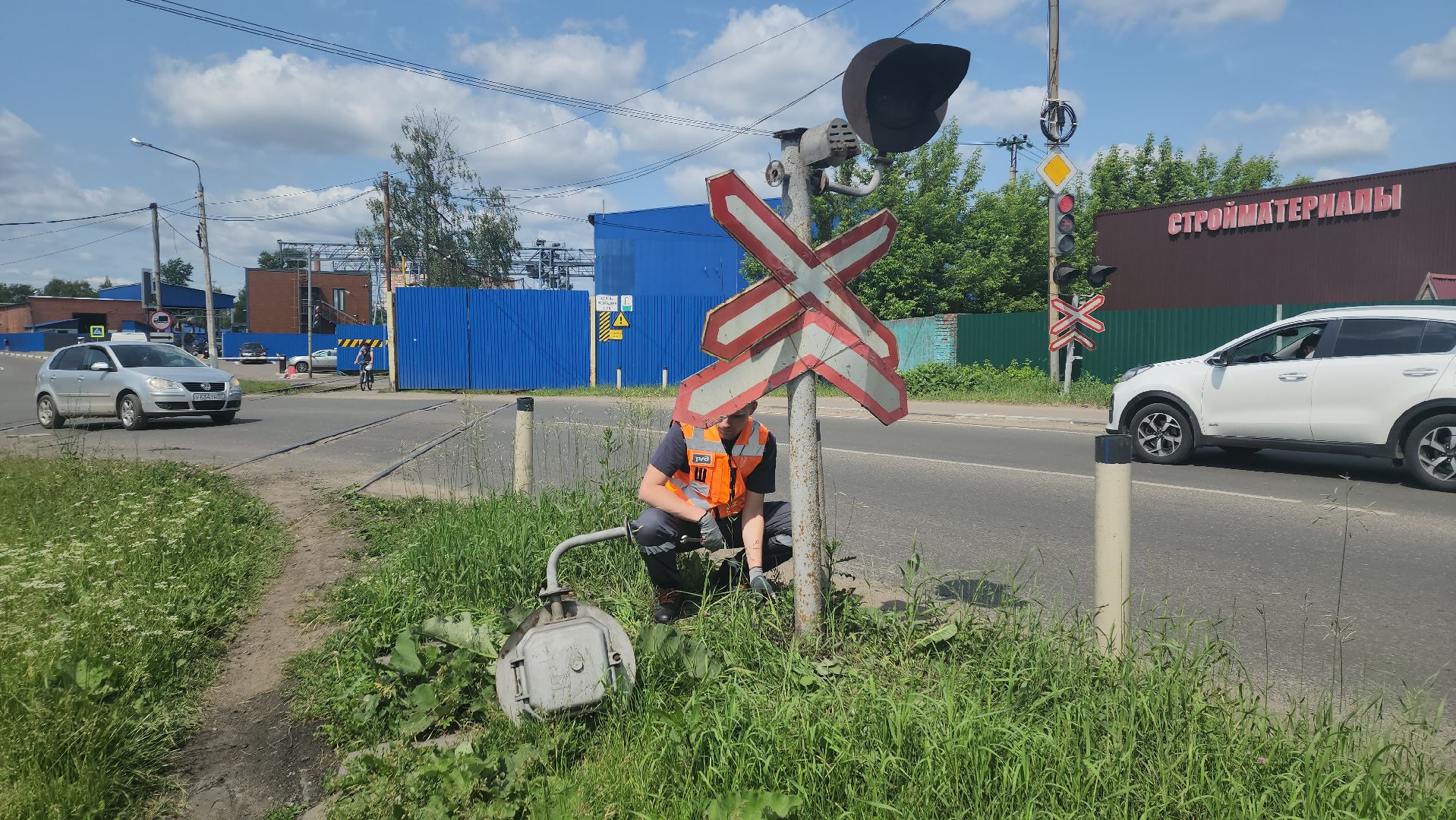ивантеевка, вертикалки, ржд, светодиоды,  железная дорога, светофор, железнодорожные пути, железнодорожный переезд,