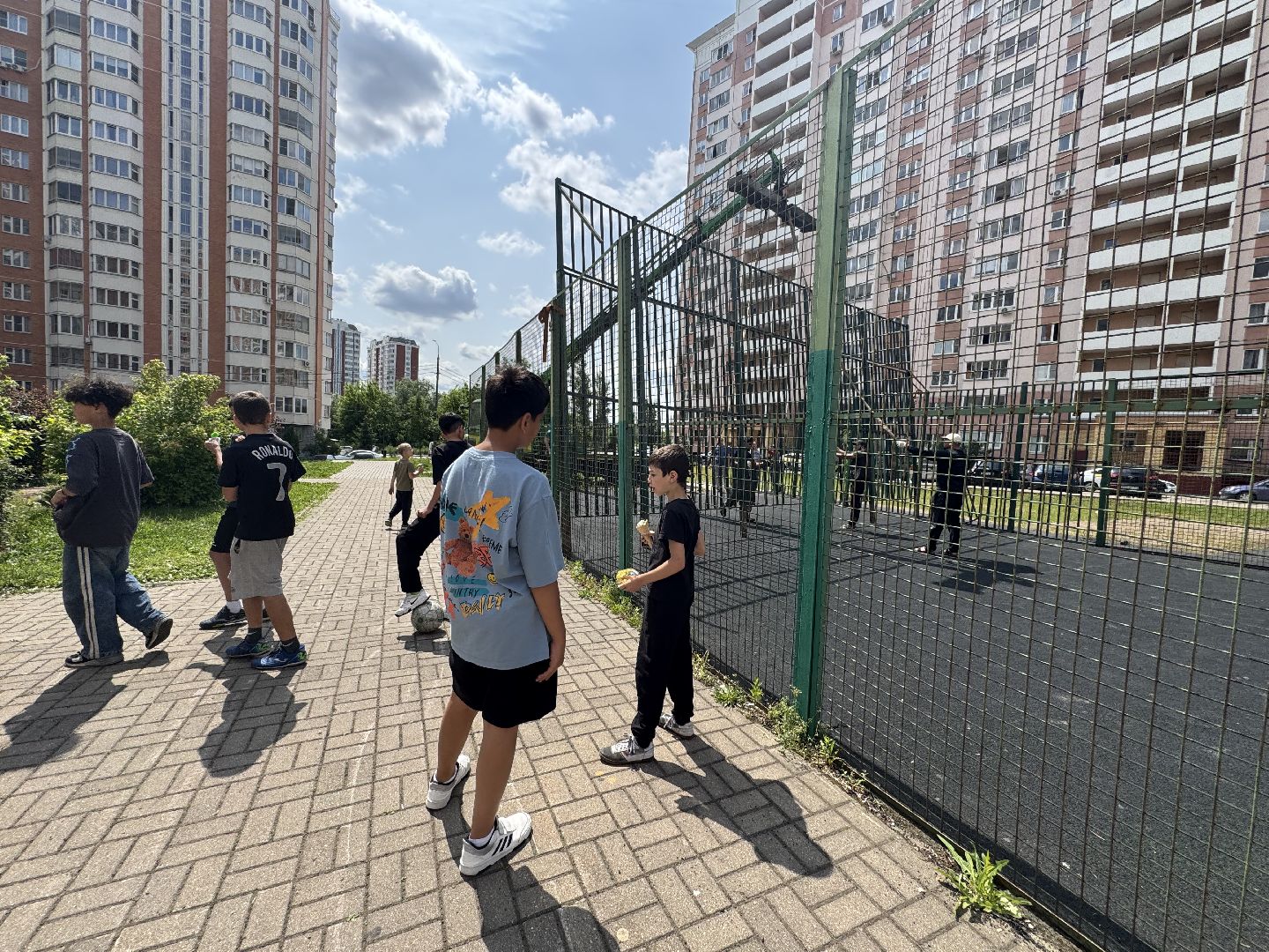 шестиугольное футбольное поле, балашиха, благоустройство,