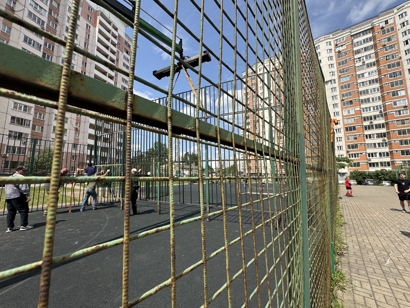 шестиугольное футбольное поле, балашиха, благоустройство,