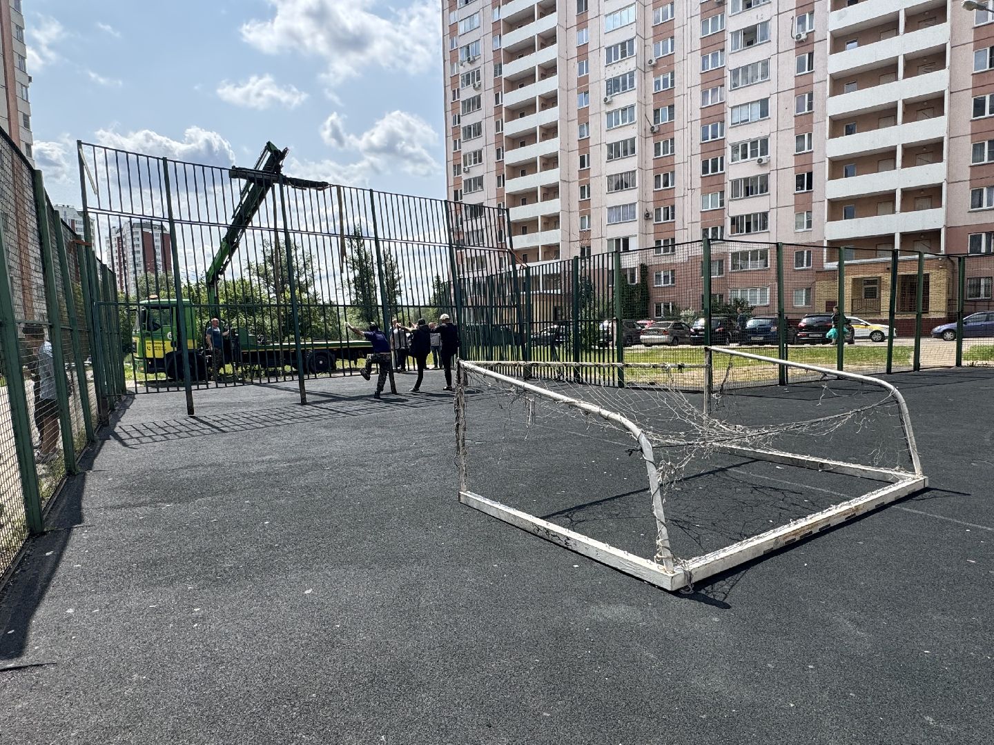 шестиугольное футбольное поле, балашиха, благоустройство,