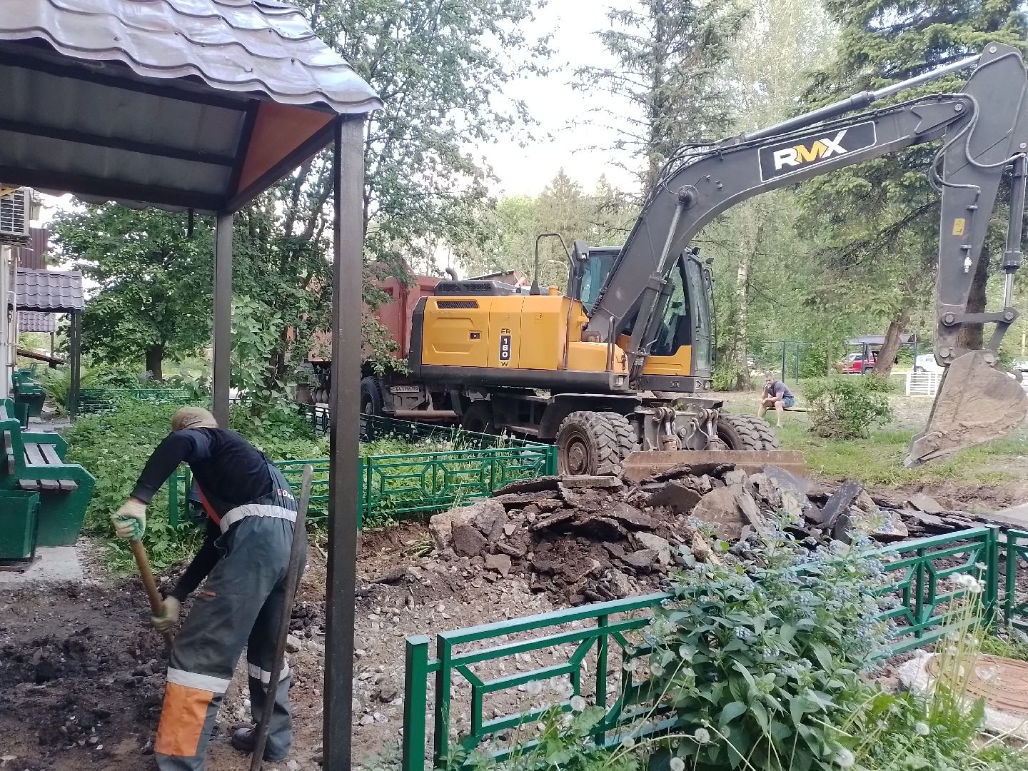 благоустройство, городской округ восход, новый асфальт, асфальтовое покрытие, строительство , формирование комфортной городской среды,