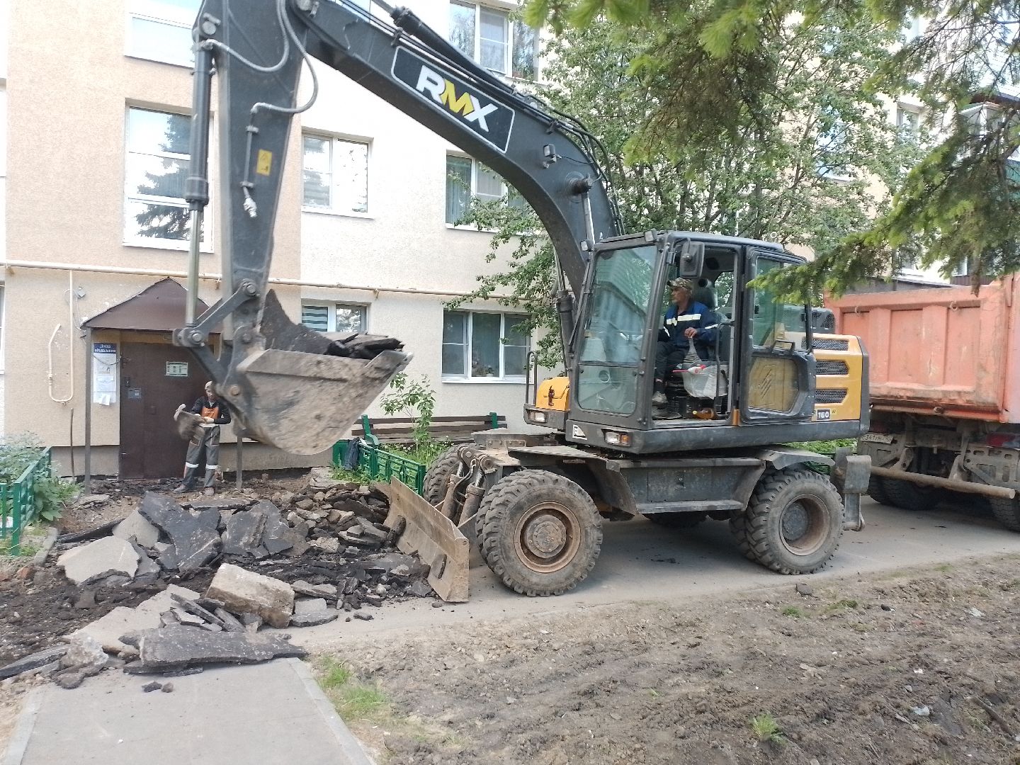 благоустройство, городской округ восход, новый асфальт, асфальтовое покрытие, строительство , формирование комфортной городской среды,