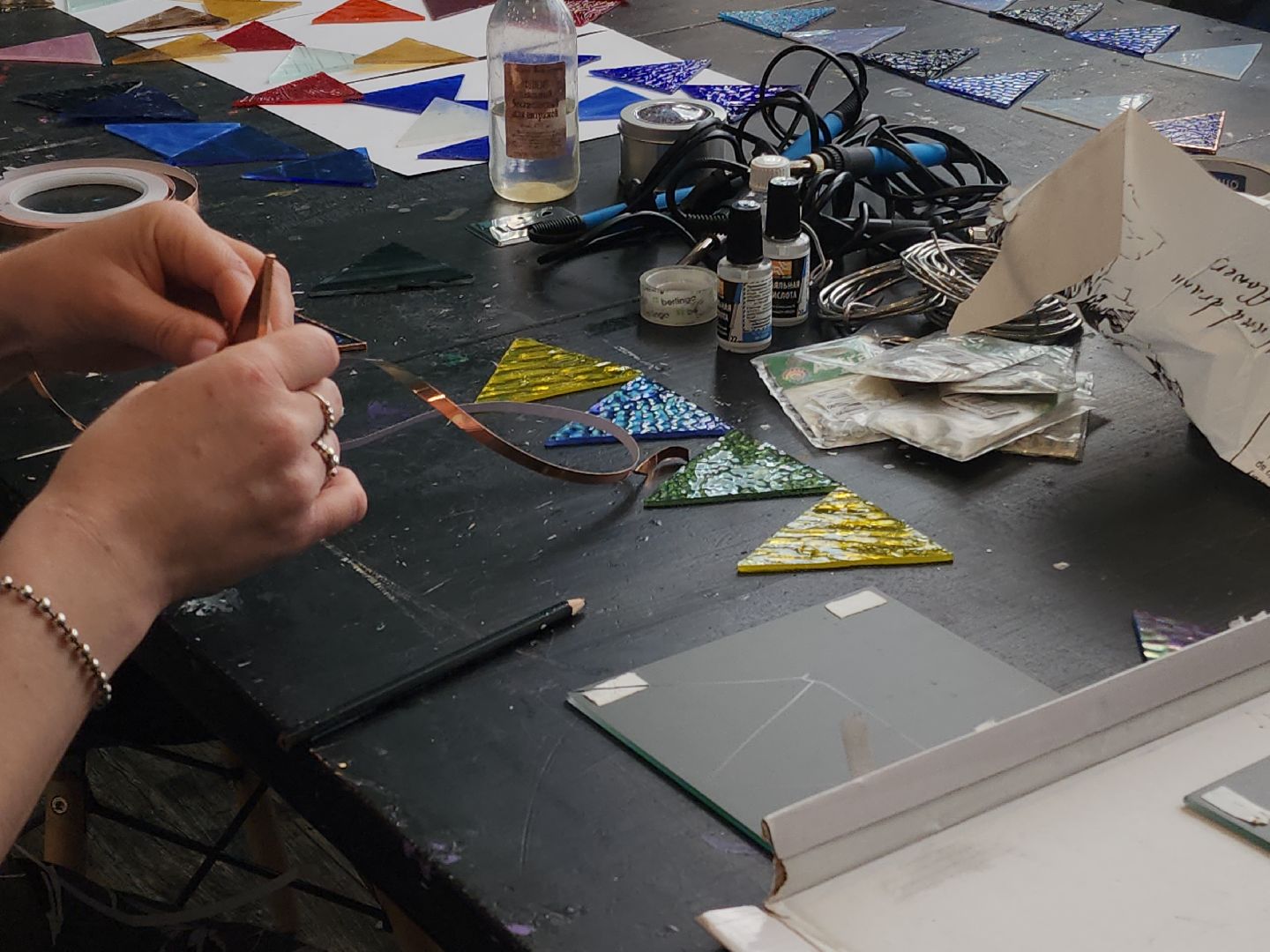 Черноголовка, Мастер-класс, витражные стекла,