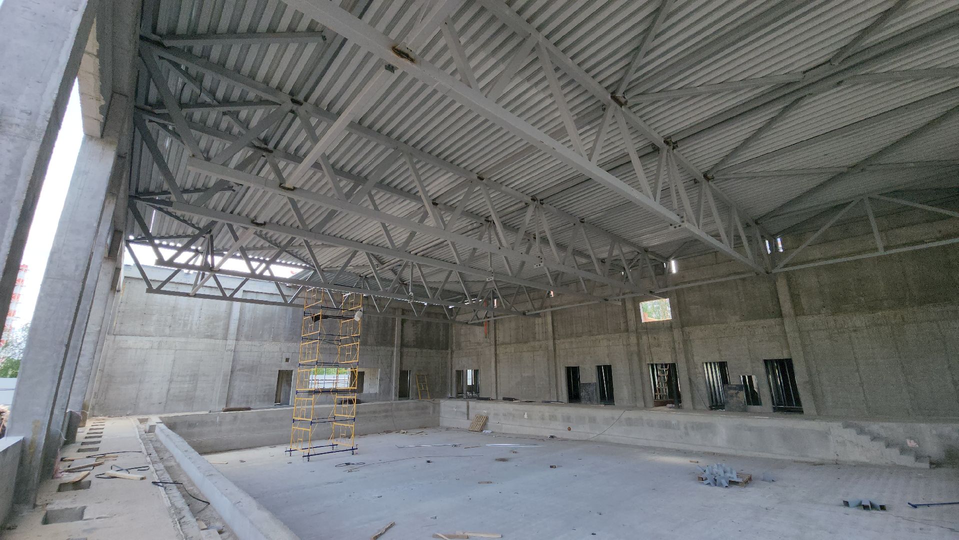 Строительство фока, Бассейн, Лобня,