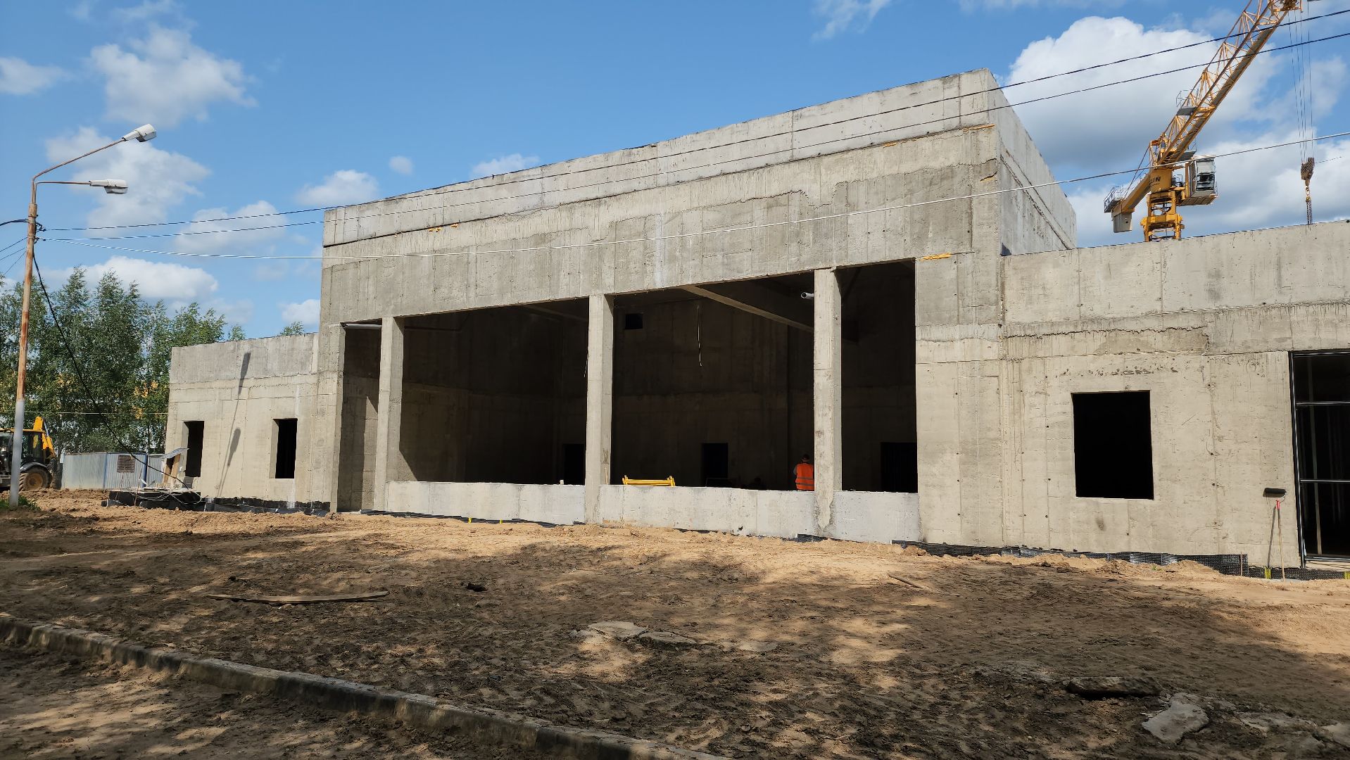 Строительство фока, Бассейн, Лобня,